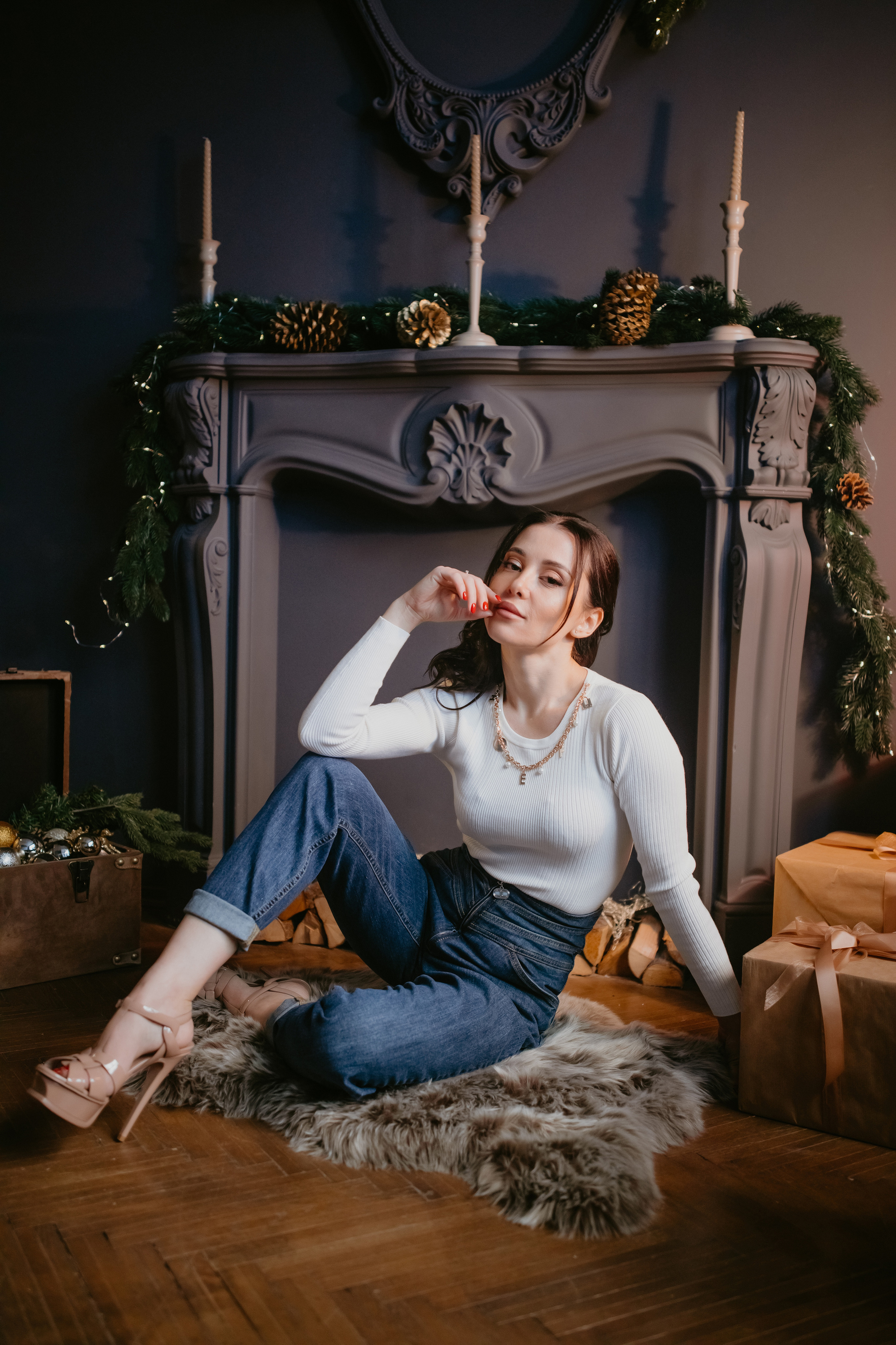 Новорічна зйомка Маряни. Весільний фотограф у Львові Мирон Роксоляна