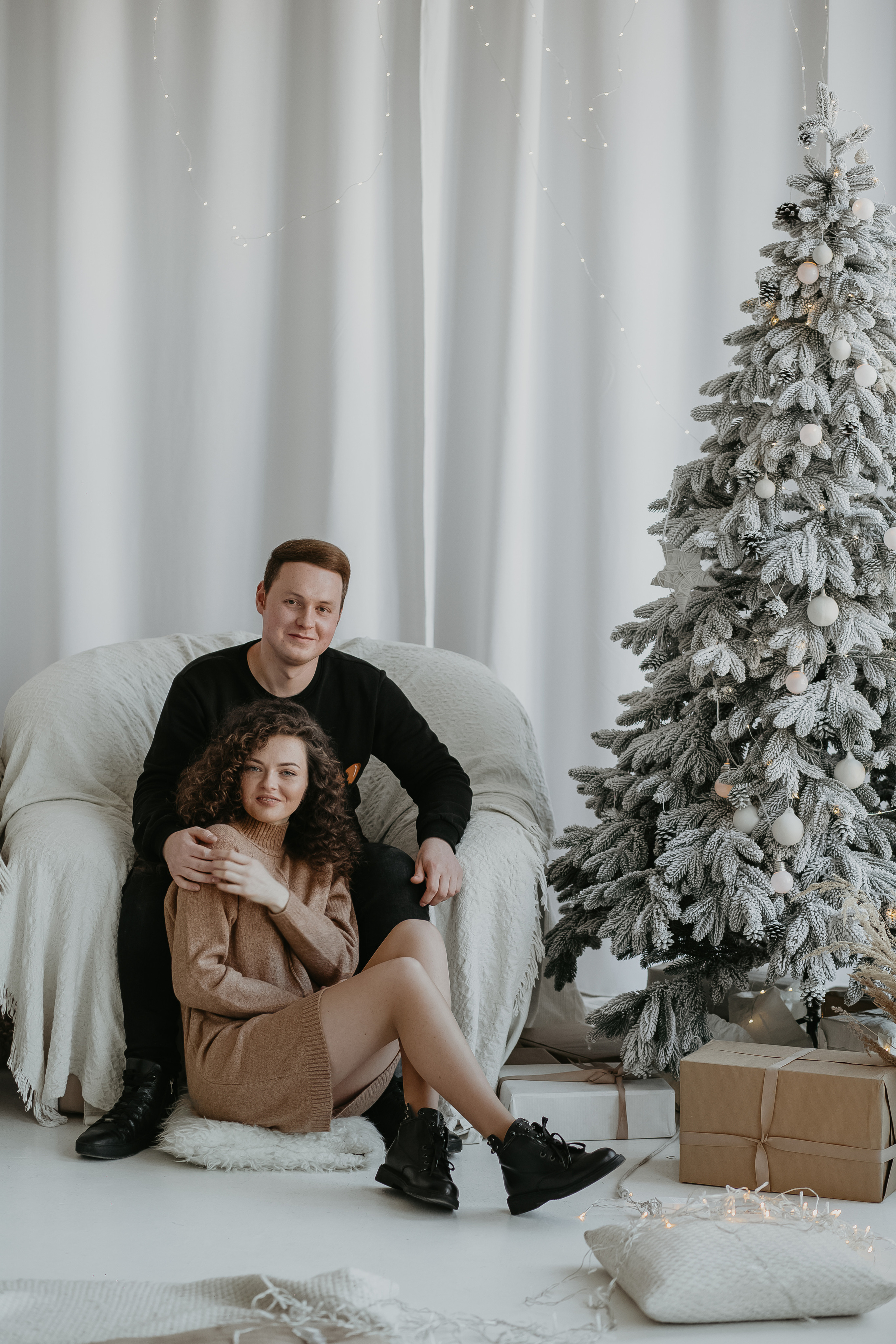 Новорічна зйомка Марта та Андрій. Весільний фотограф у Львові Мирон Роксоляна
