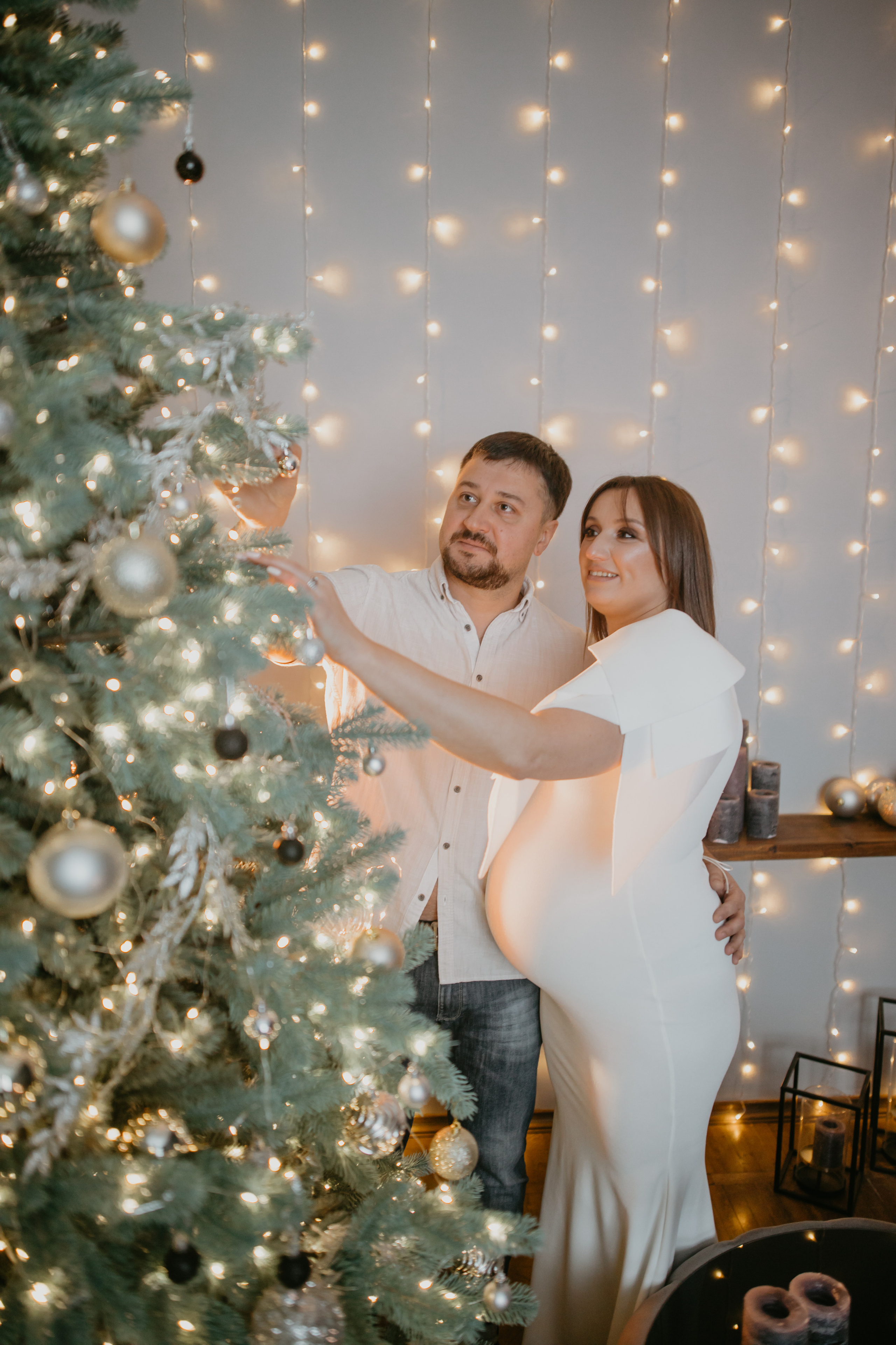 Новорічна зйомка вагітності. Весільний фотограф у Львові Мирон Роксоляна