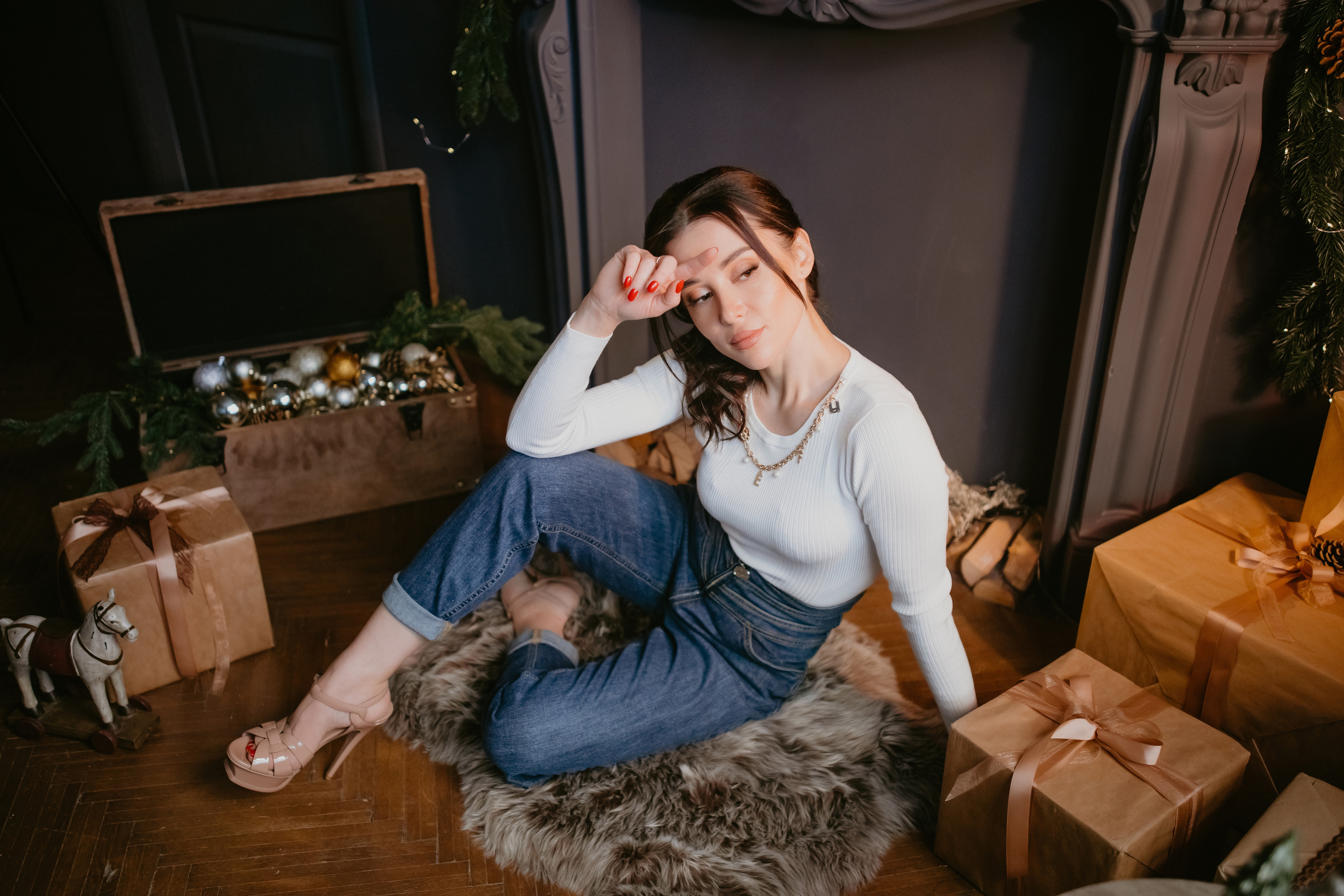 Новорічна зйомка Маряни. Весільний фотограф у Львові Мирон Роксоляна