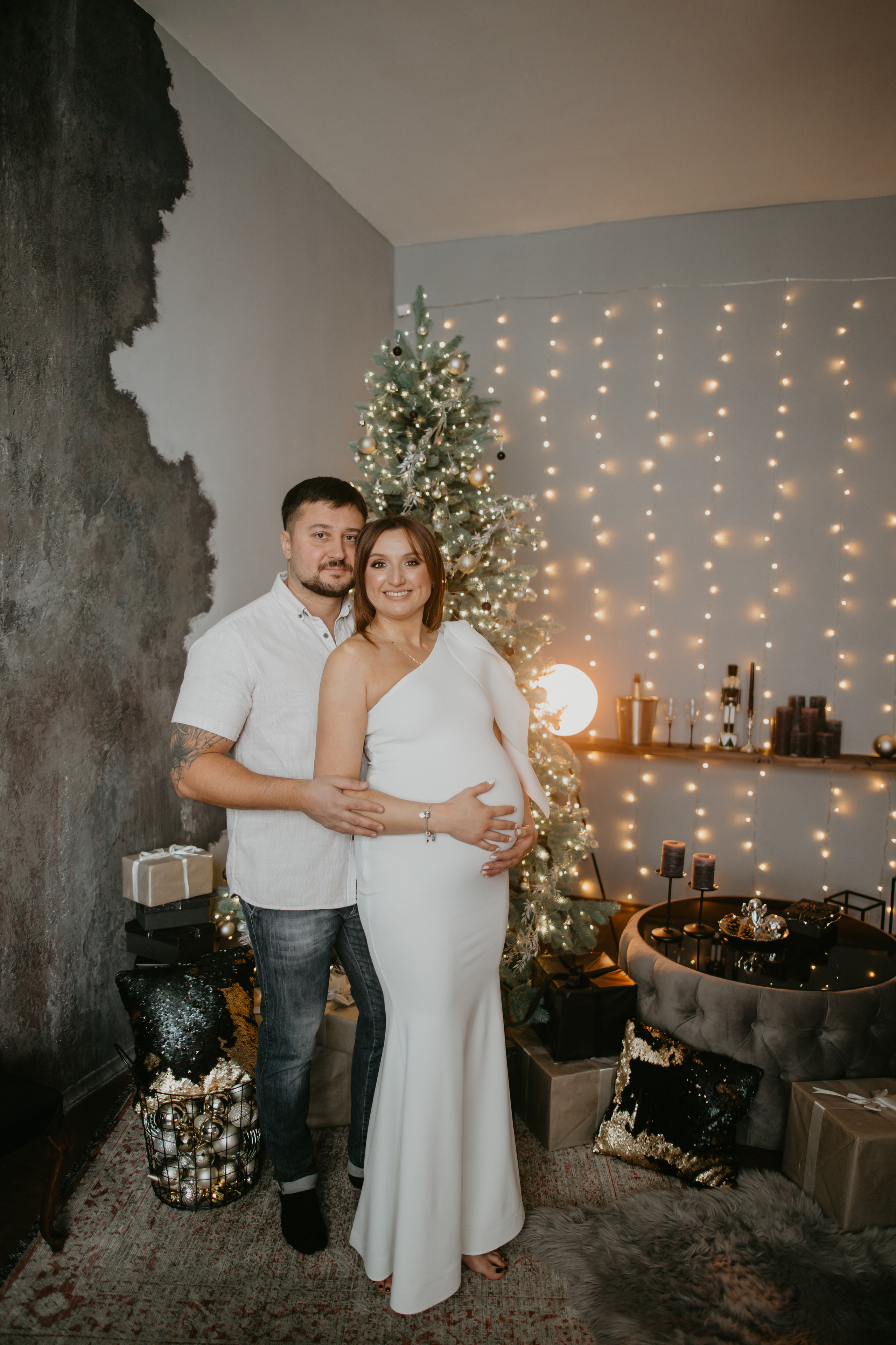 Новорічна зйомка вагітності. Весільний фотограф у Львові Мирон Роксоляна