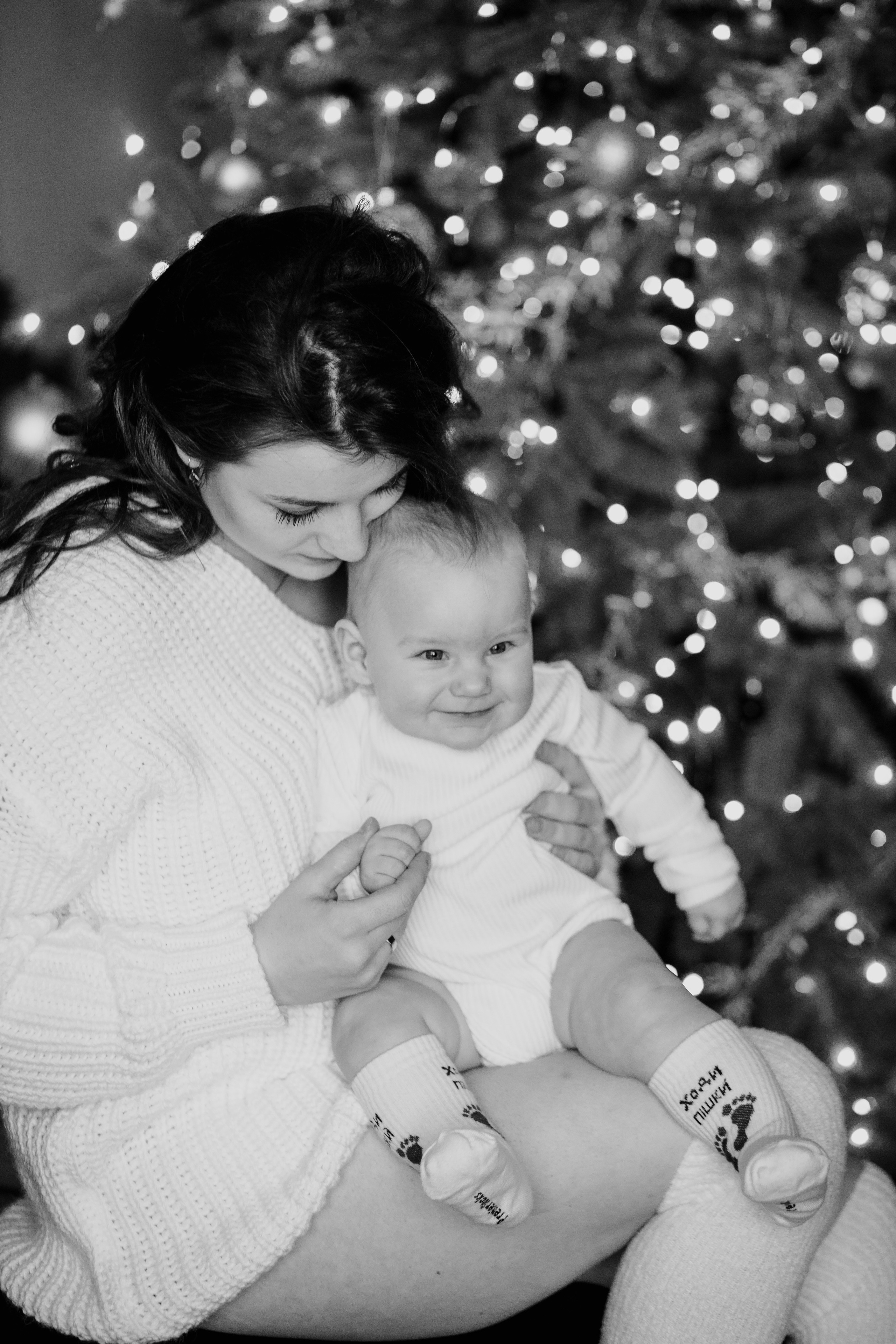 Новорічна сімейна фотосесія Віталік, Вікторія і Мартин. Весільний фотограф у Львові Мирон Роксоляна