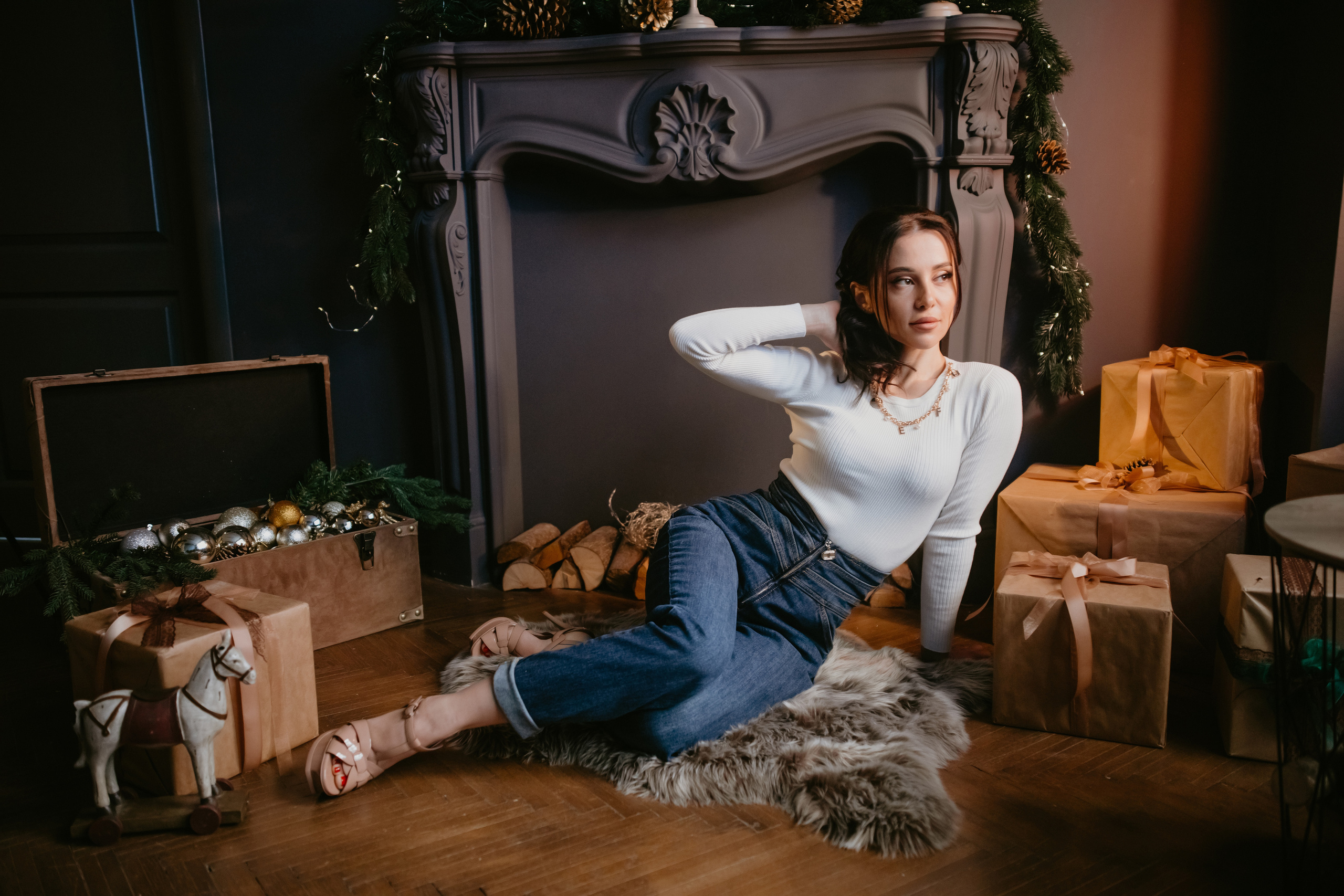 Новорічна зйомка Маряни. Весільний фотограф у Львові Мирон Роксоляна