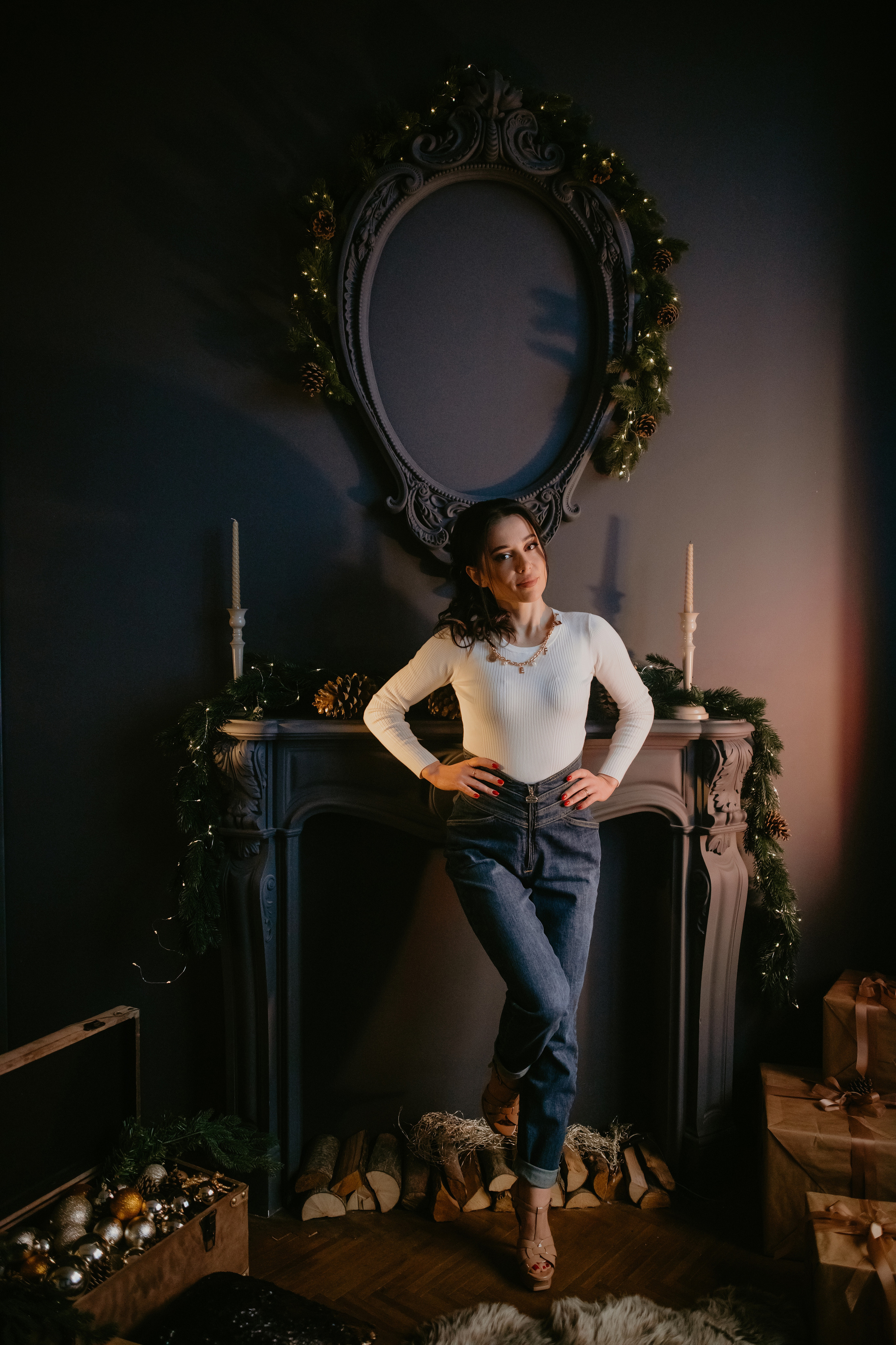 Новорічна зйомка Маряни. Весільний фотограф у Львові Мирон Роксоляна