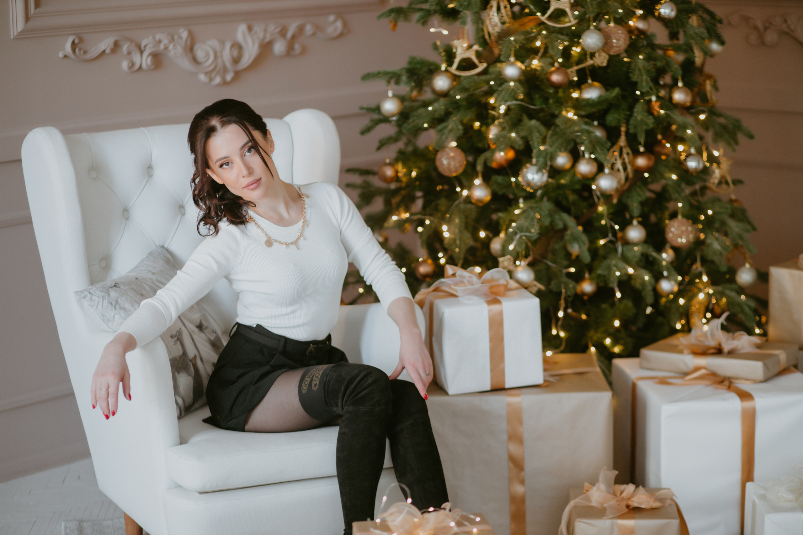 Новорічна зйомка Маряни. Весільний фотограф у Львові Мирон Роксоляна