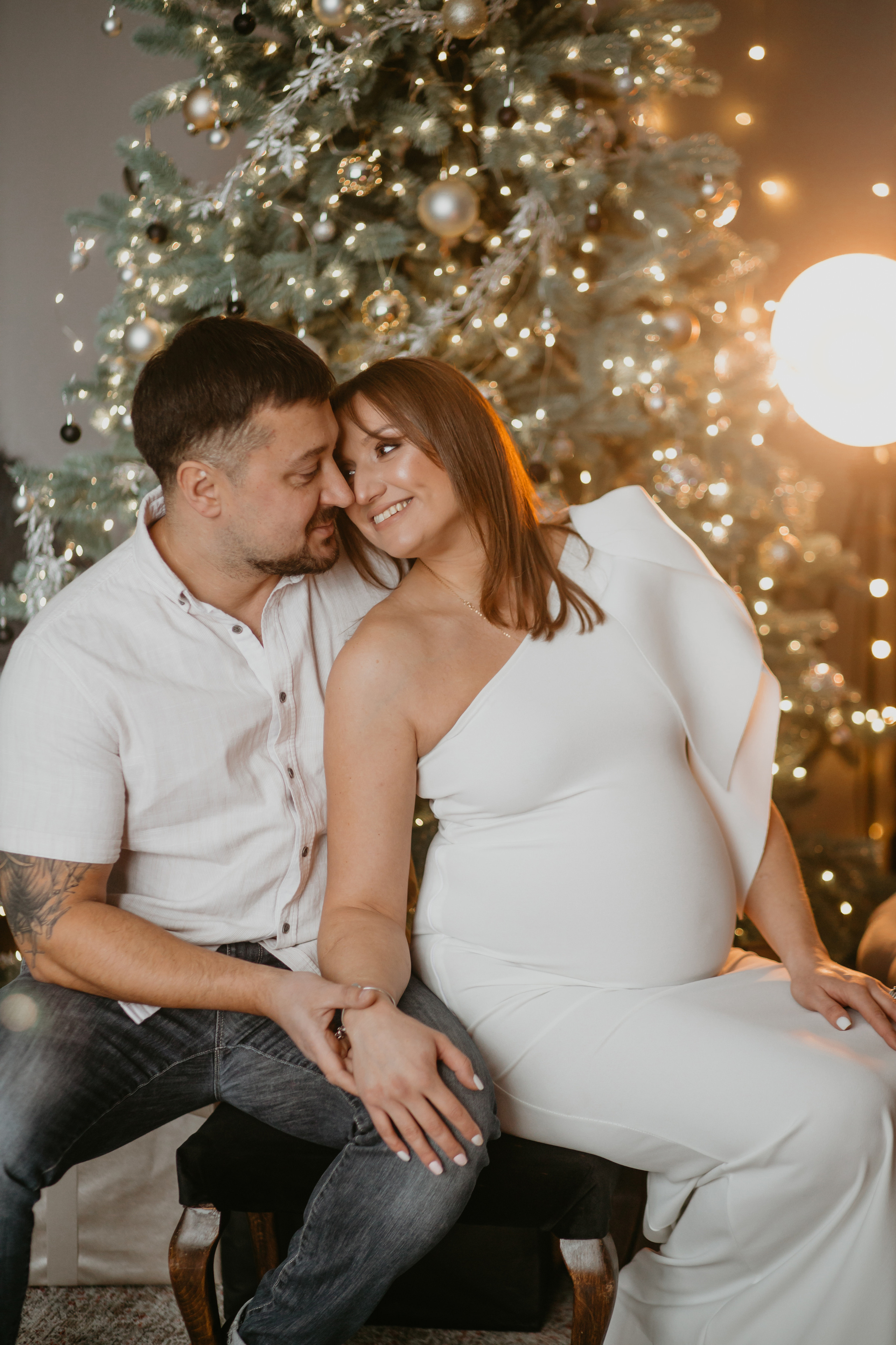 Новорічна зйомка вагітності. Весільний фотограф у Львові Мирон Роксоляна