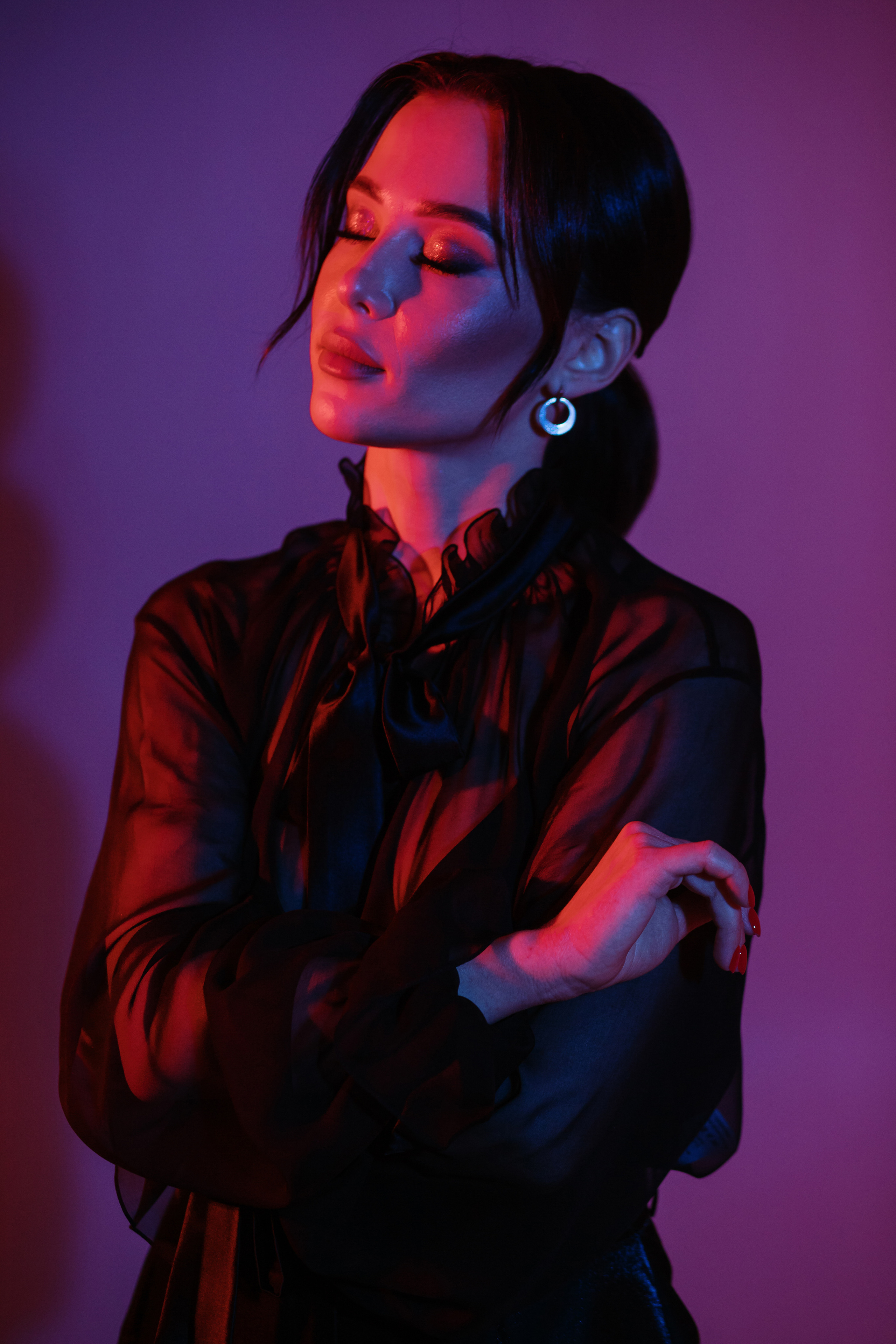 Творча зйомка Маряни у студії. Весільний фотограф у Львові Мирон Роксоляна