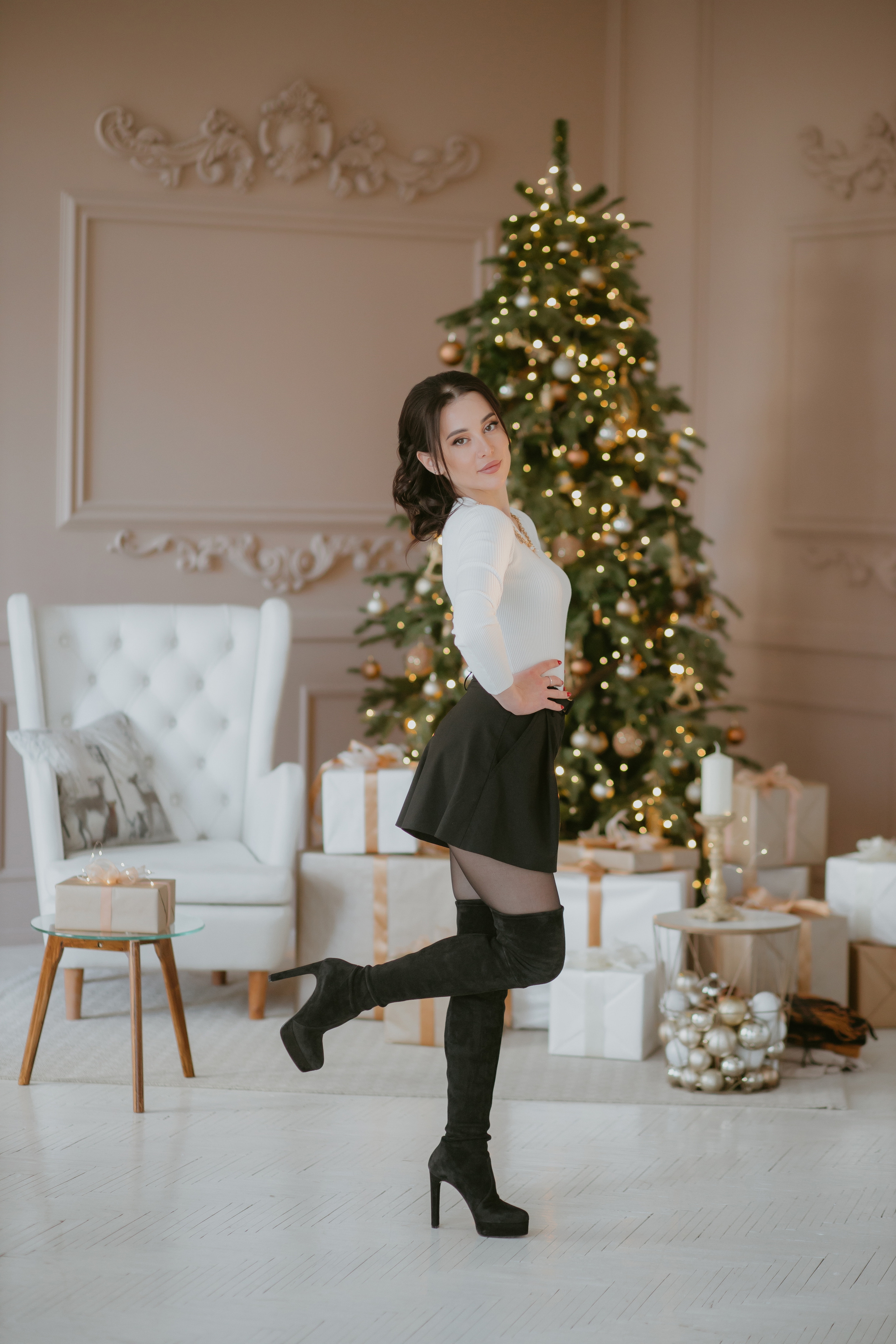 Новорічна зйомка Маряни. Весільний фотограф у Львові Мирон Роксоляна