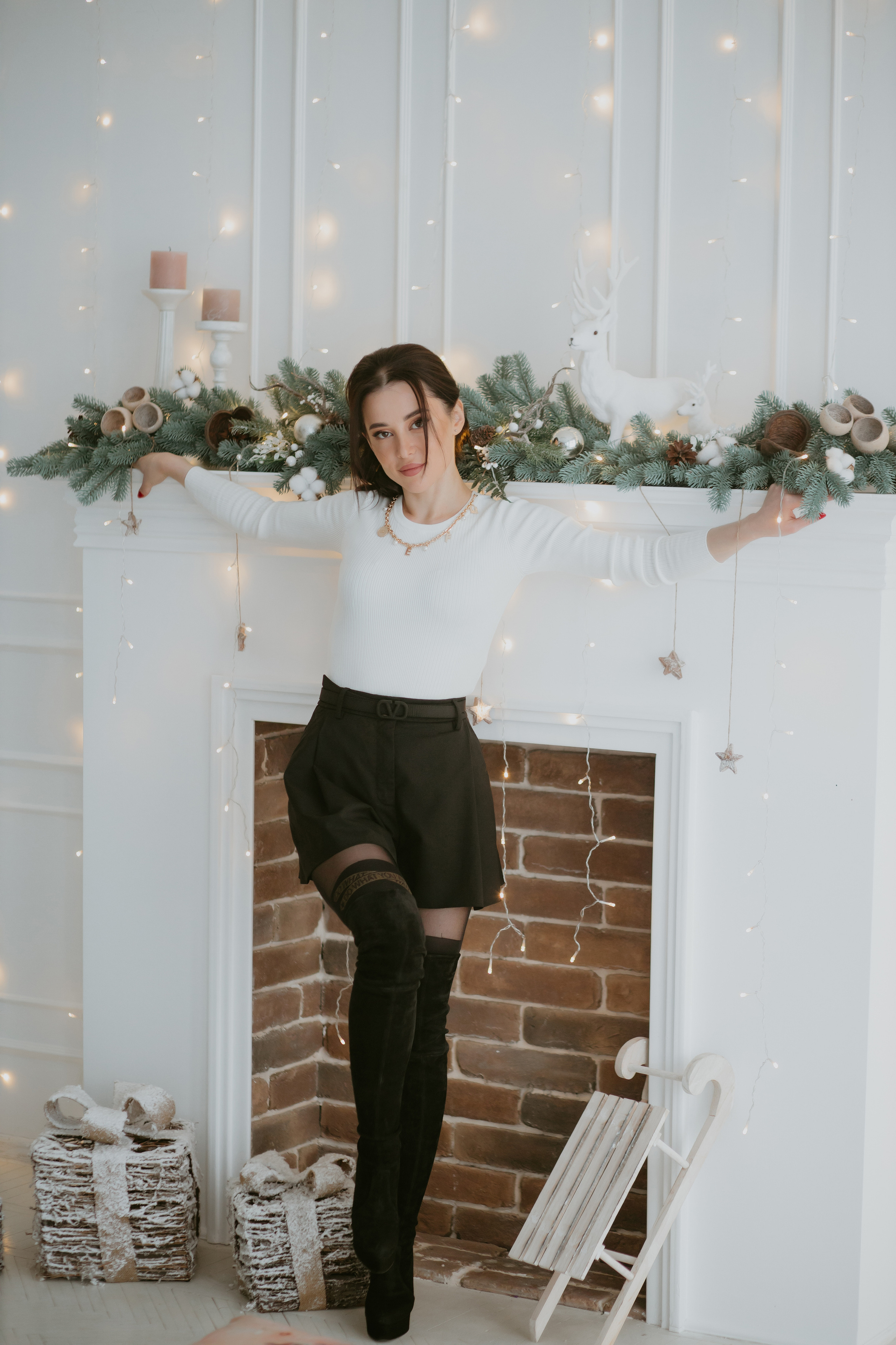 Новорічна зйомка Маряни. Весільний фотограф у Львові Мирон Роксоляна