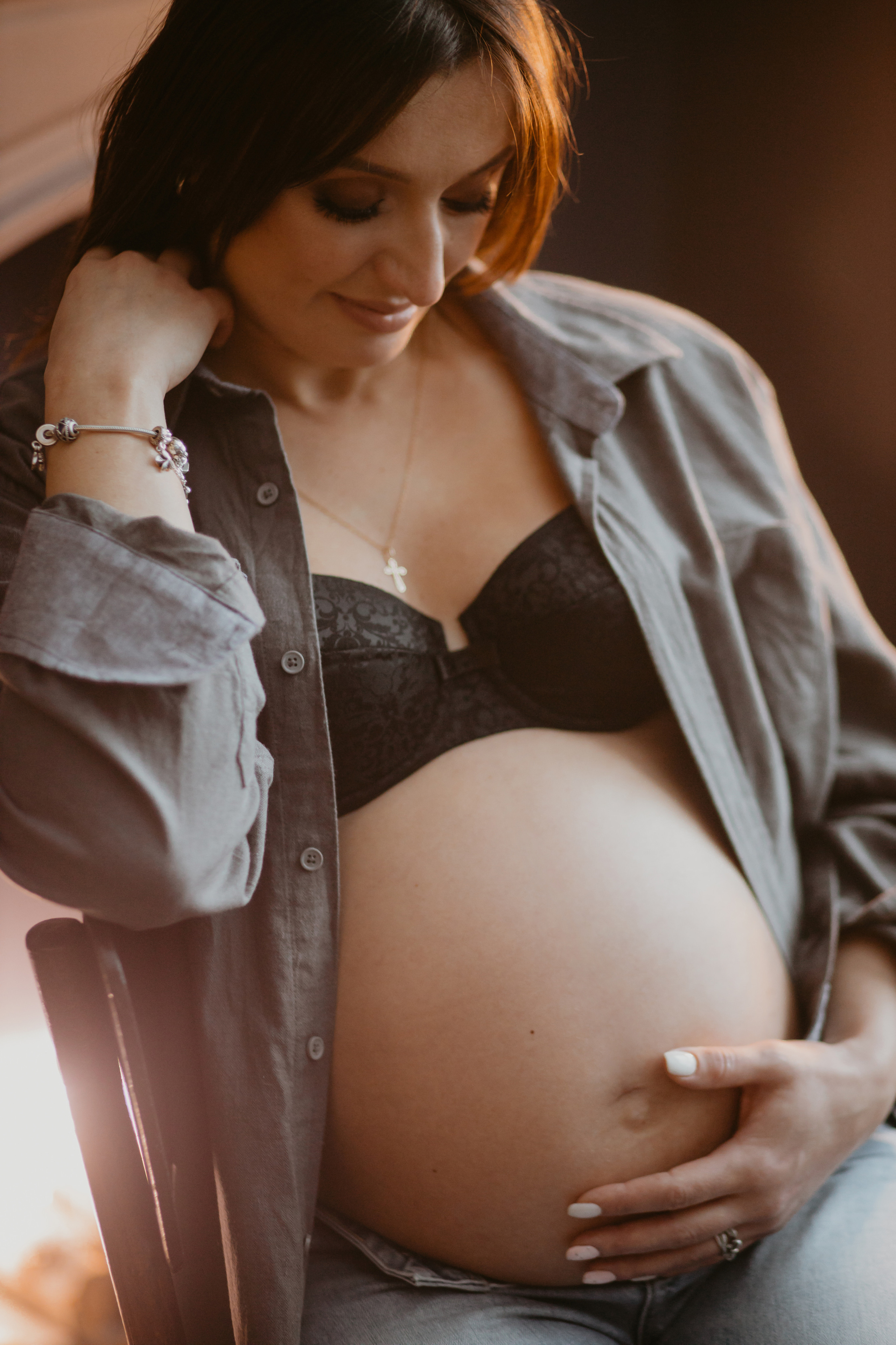 Новорічна зйомка вагітності. Весільний фотограф у Львові Мирон Роксоляна