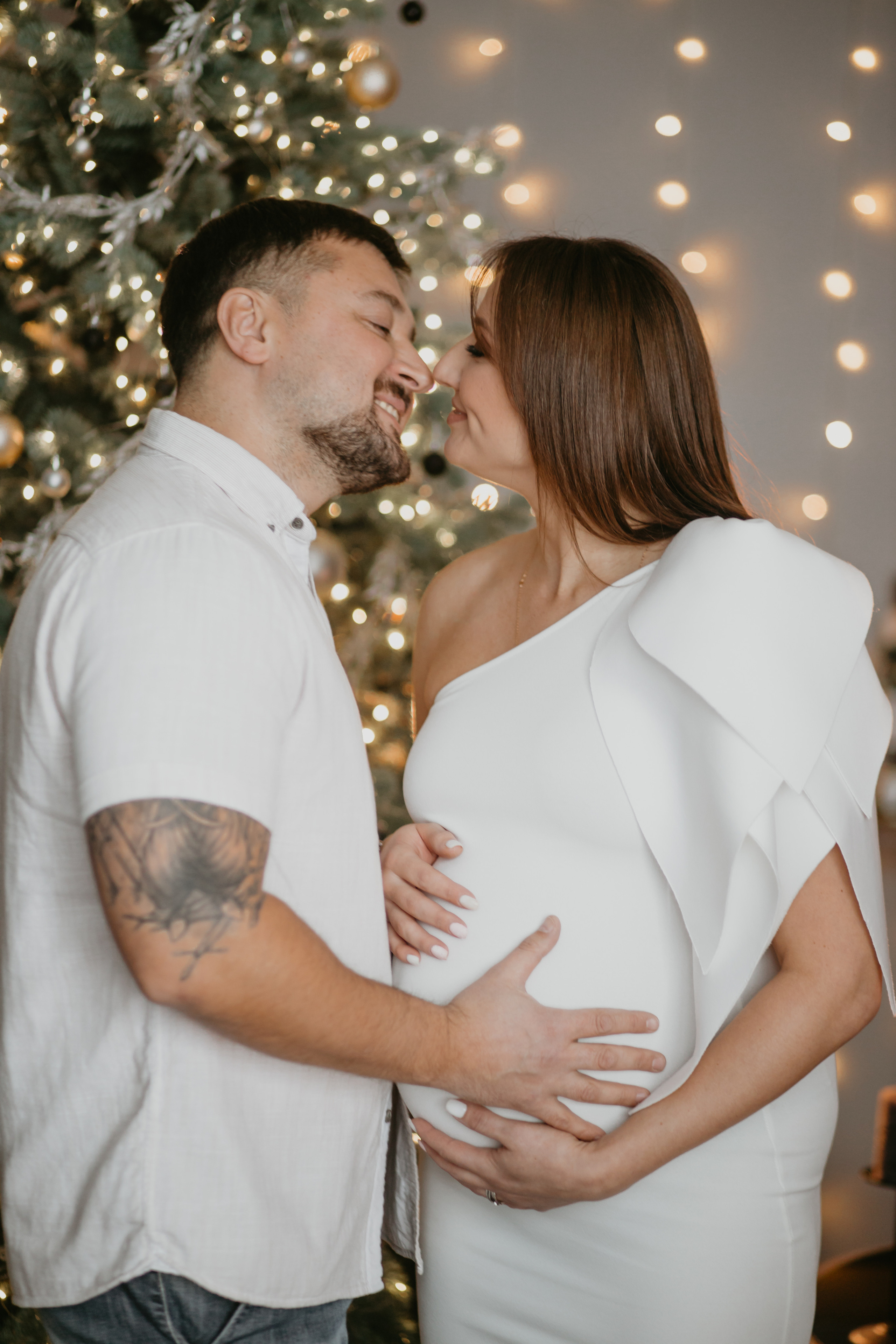 Новорічна зйомка вагітності. Весільний фотограф у Львові Мирон Роксоляна