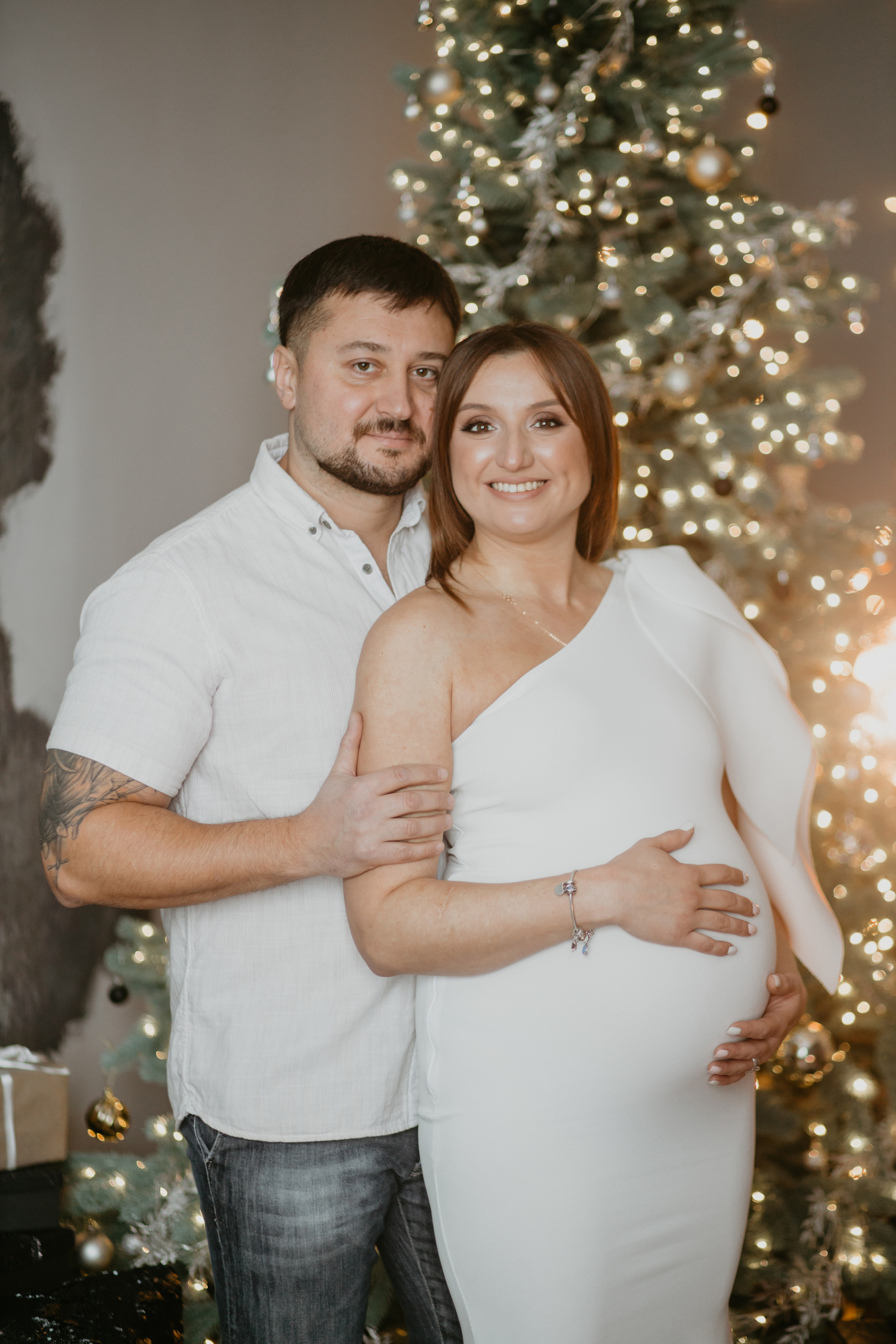 Новорічна зйомка вагітності. Весільний фотограф у Львові Мирон Роксоляна