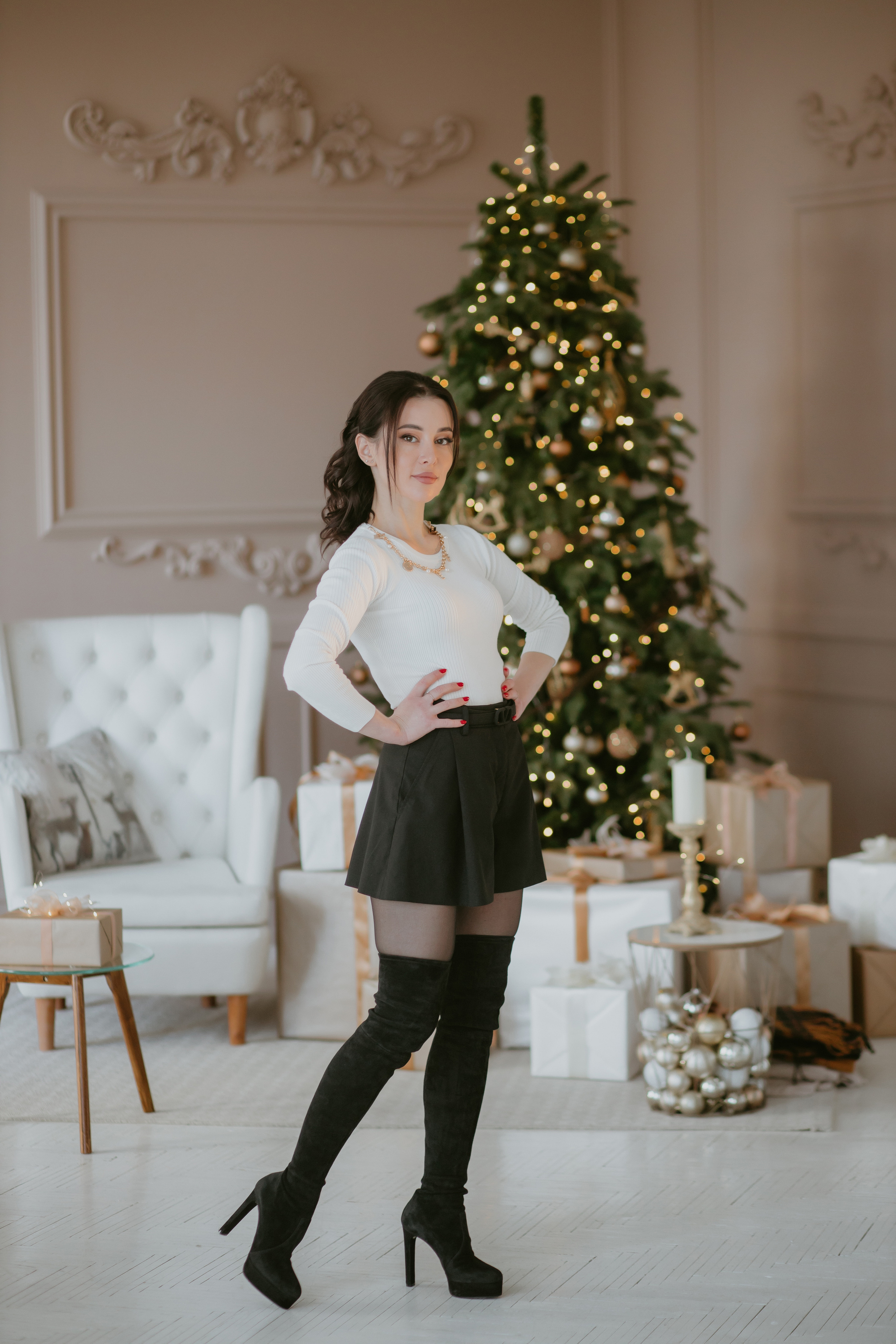 Новорічна зйомка Маряни. Весільний фотограф у Львові Мирон Роксоляна