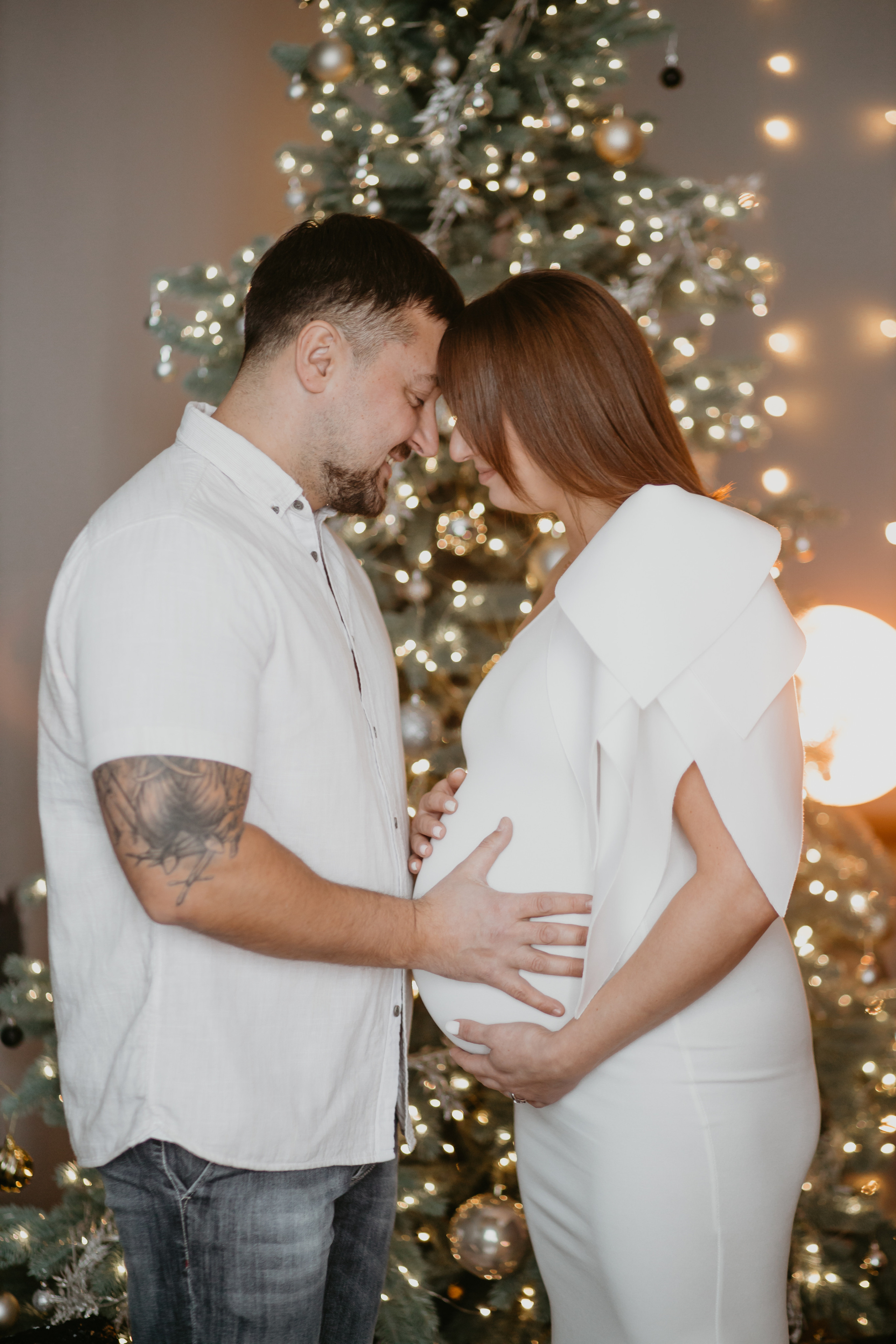 Новорічна зйомка вагітності. Весільний фотограф у Львові Мирон Роксоляна