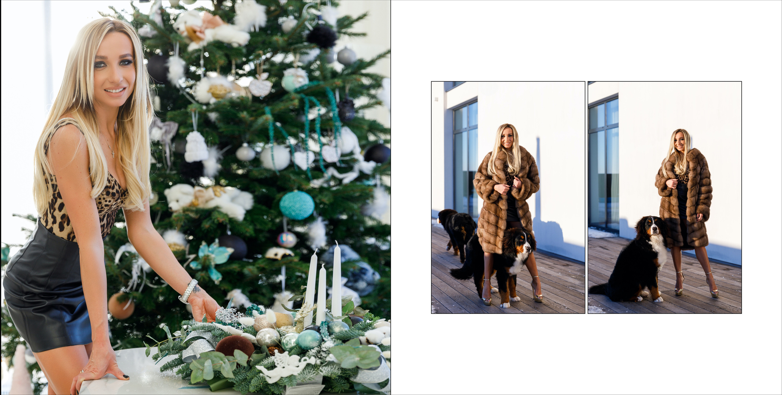 Макс и Оля (Новый год). Аренды интерактивных фотозон в Харькове