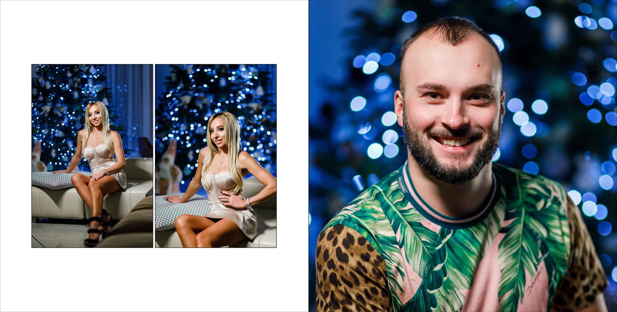 Макс и Оля (Новый год). Аренды интерактивных фотозон в Харькове