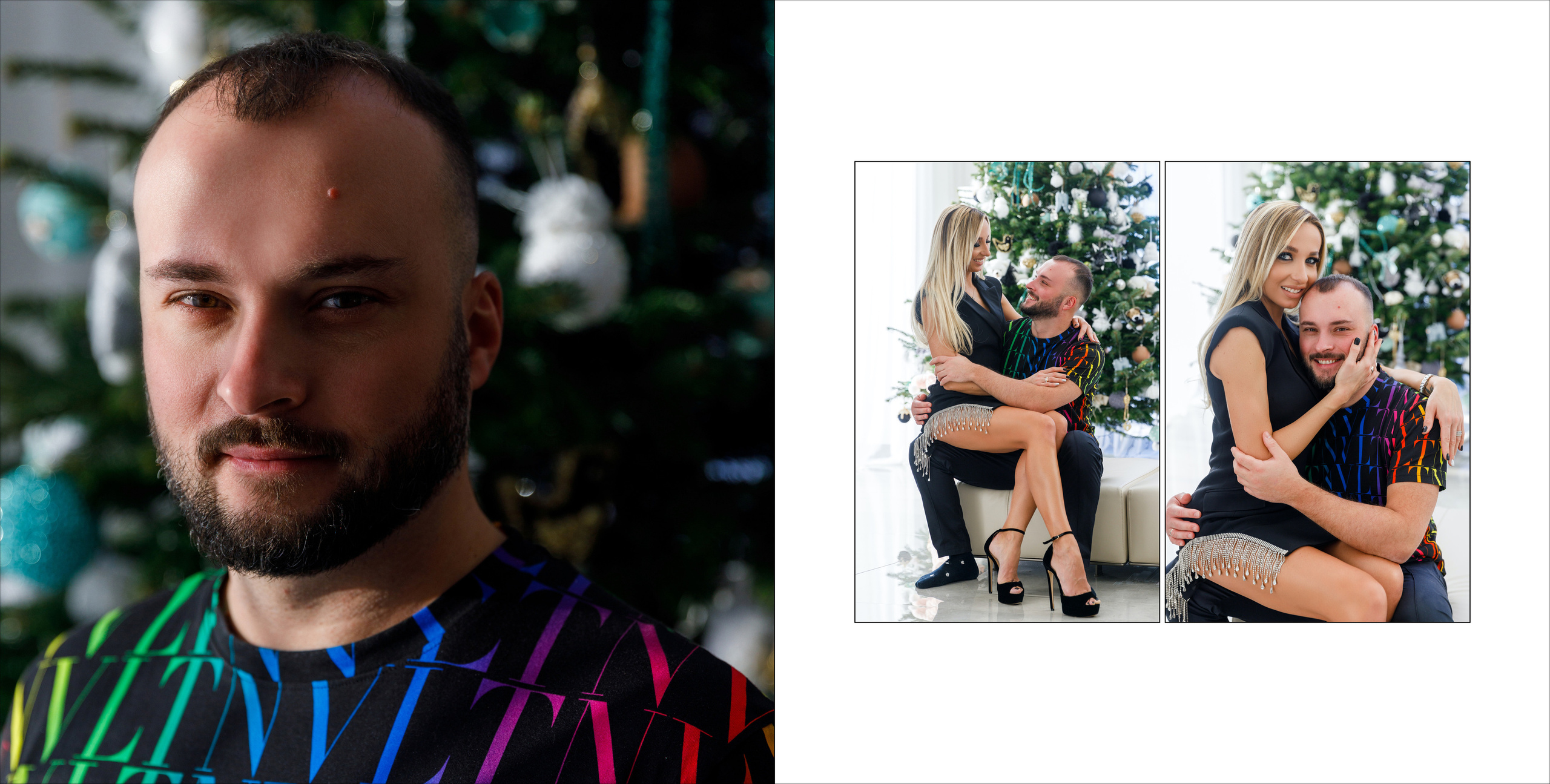 Макс и Оля (Новый год). Аренды интерактивных фотозон в Харькове