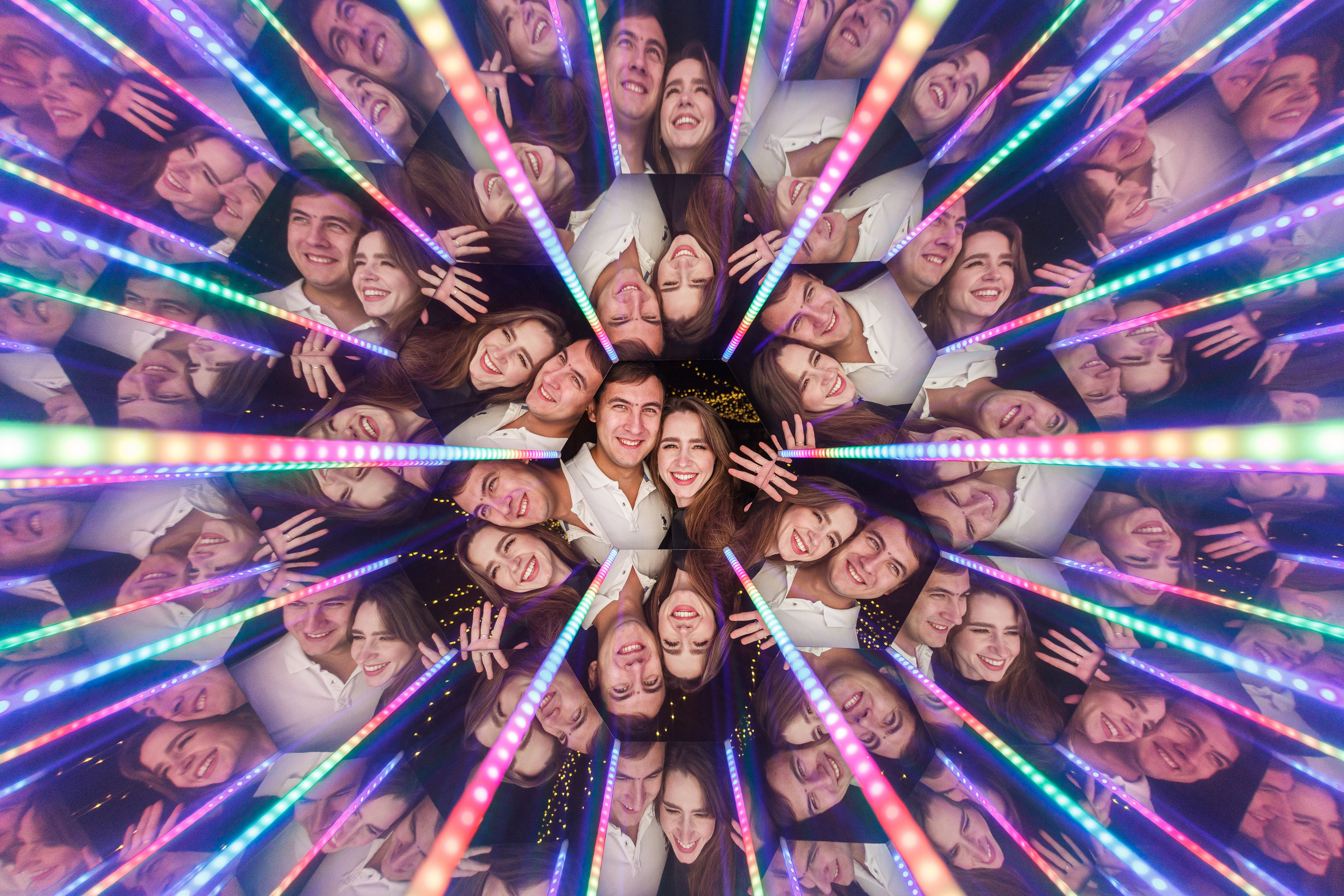 Калейдоскоп на свадьбе Алексея и Ання. Аренды интерактивных фотозон в Харькове