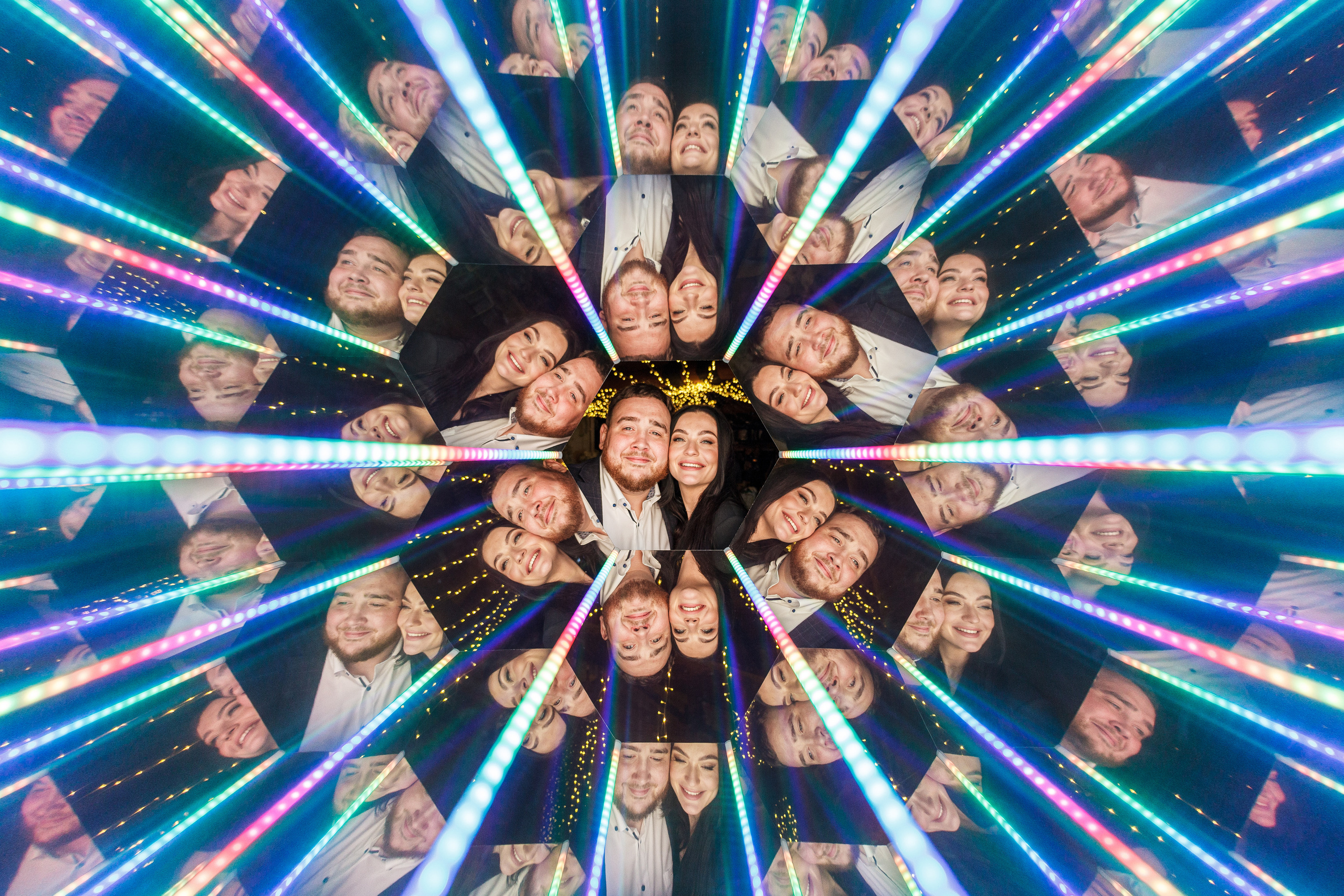 Калейдоскоп на свадьбе Алексея и Ання. Аренды интерактивных фотозон в Харькове