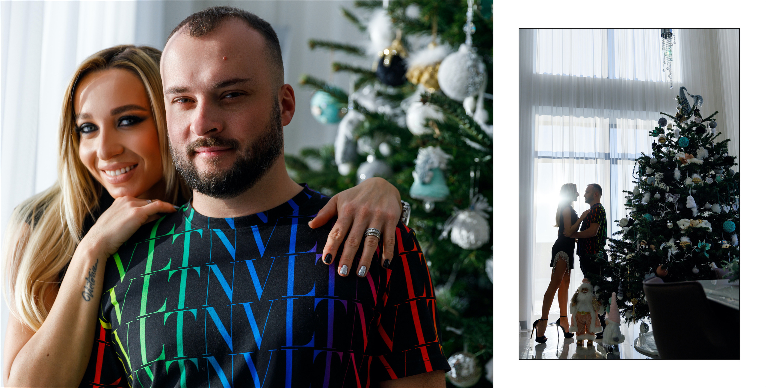 Макс и Оля (Новый год). Аренды интерактивных фотозон в Харькове