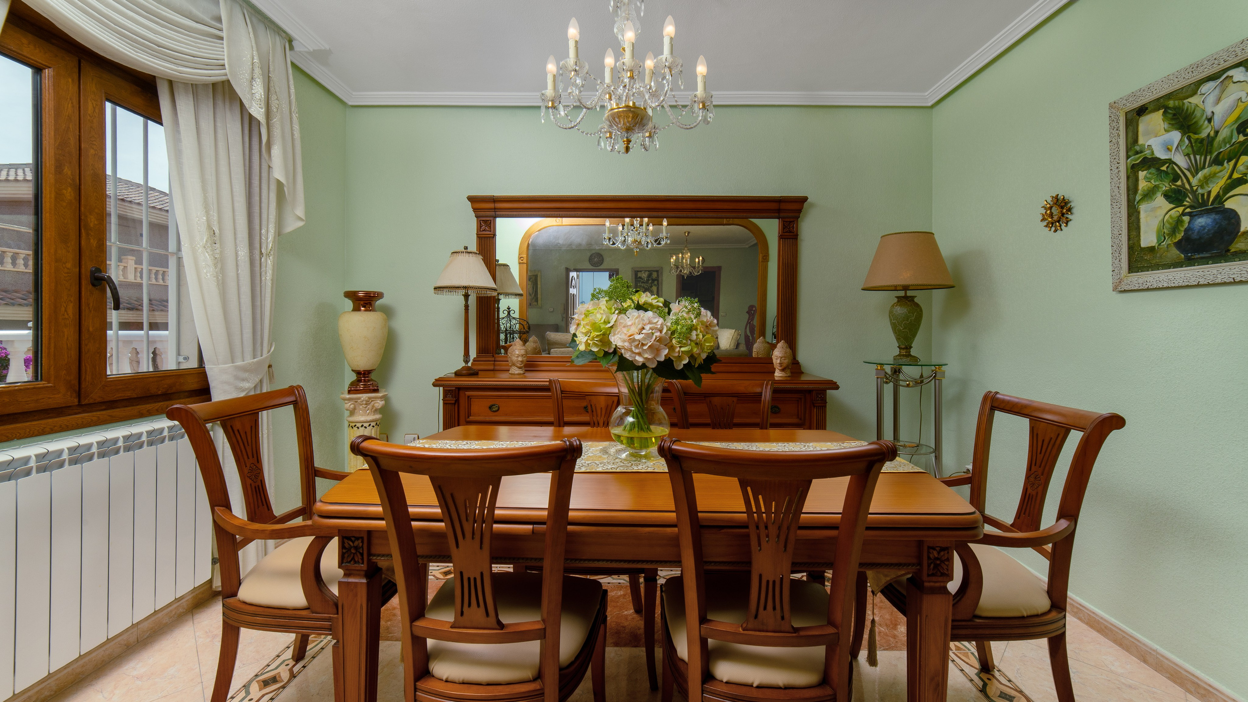 Bright living room in a Costa Blanca apartment – professional real estate photography