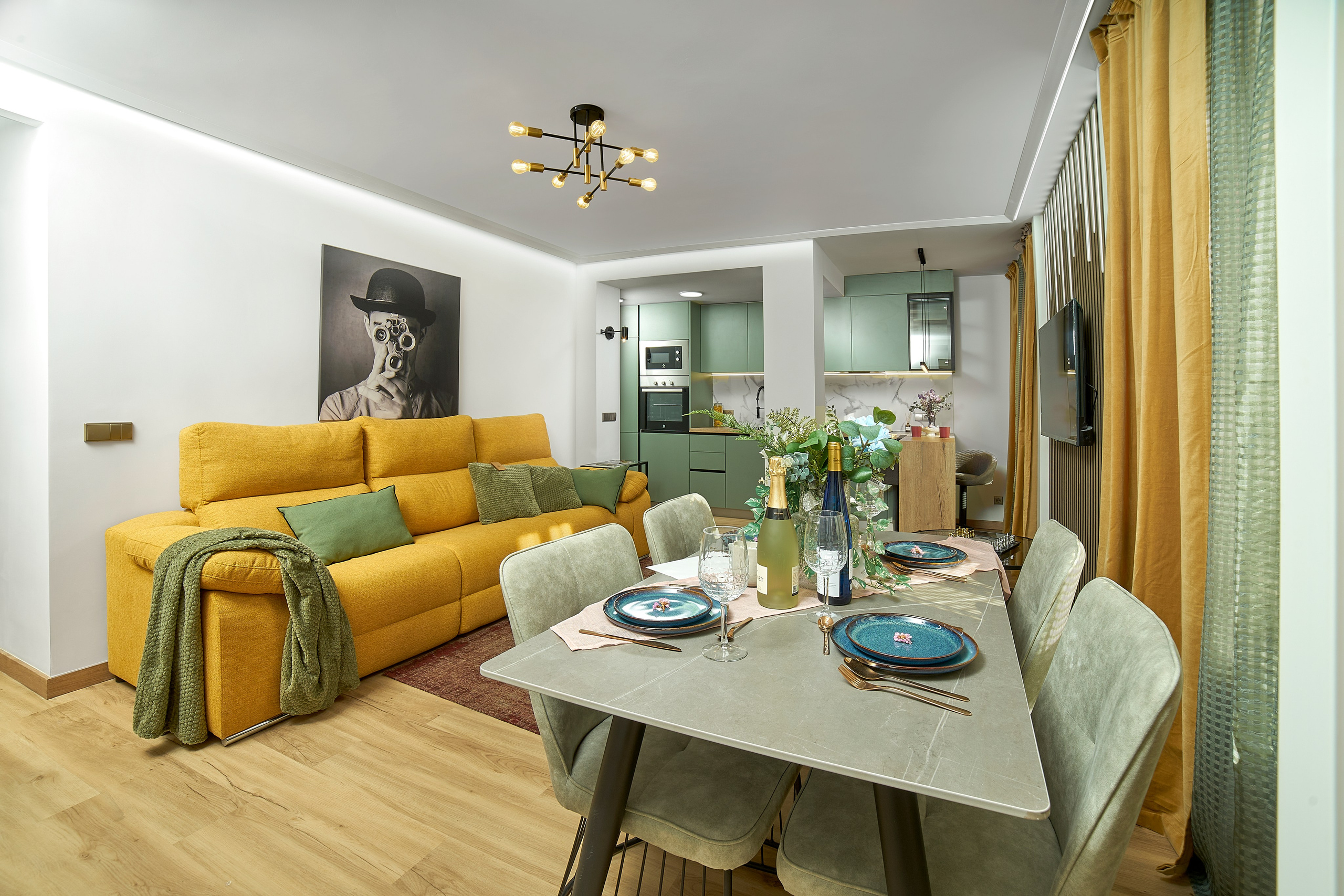 Дизайнерский интерьер квартиры в Аликанте – фотосъёмка для агентств