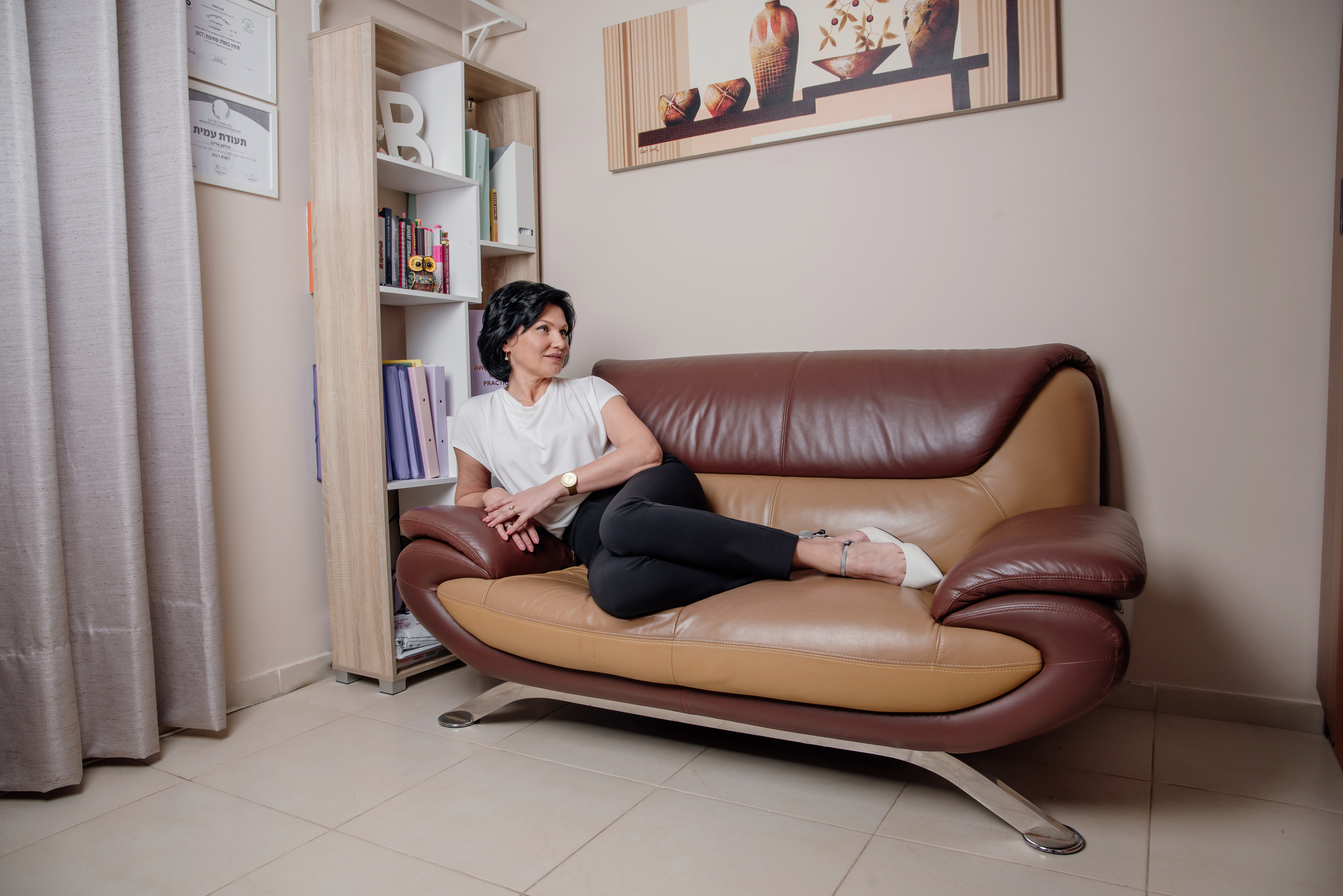 Бизнес-портрет для психолога Эллина Перельман. Люба Тернавская. Фотограф Иерусалим. Фотограф Израиль