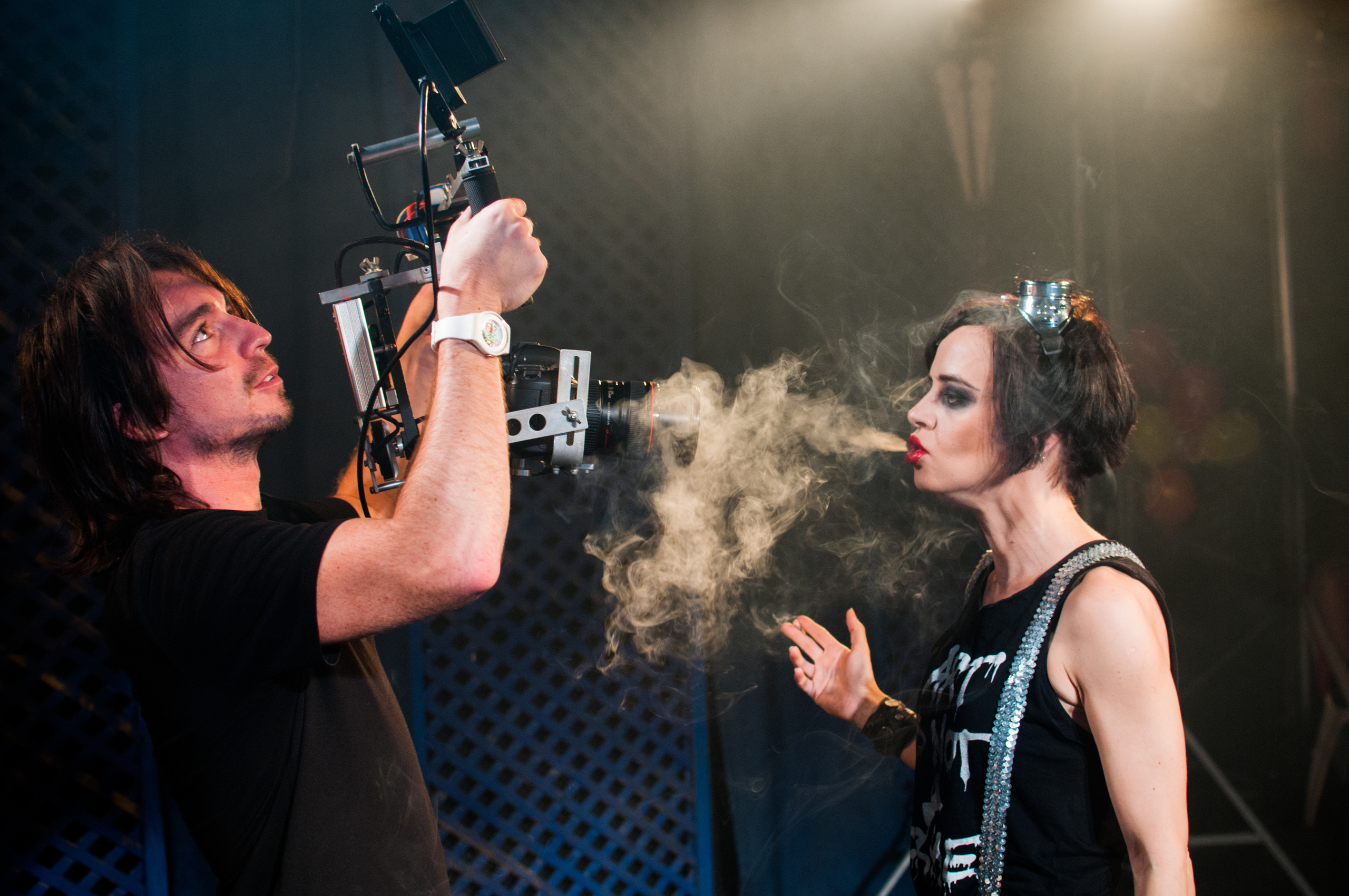 Backstage from the filming of the video clip of the Pavel Dementiev Theater. צלמת ירושלים תל אביב ישראל