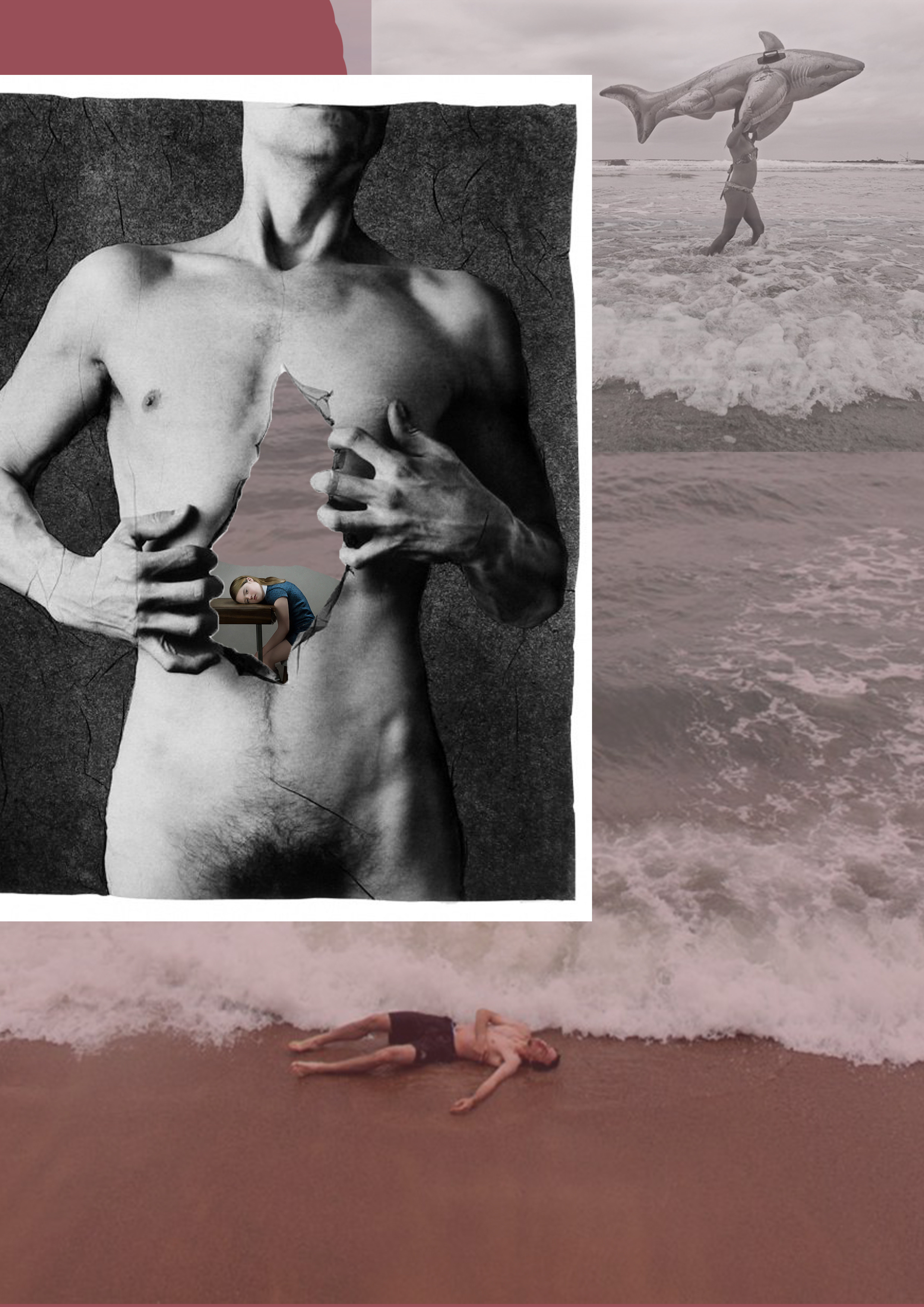 Collage. Photographer in Israel Luba Ternavskaya