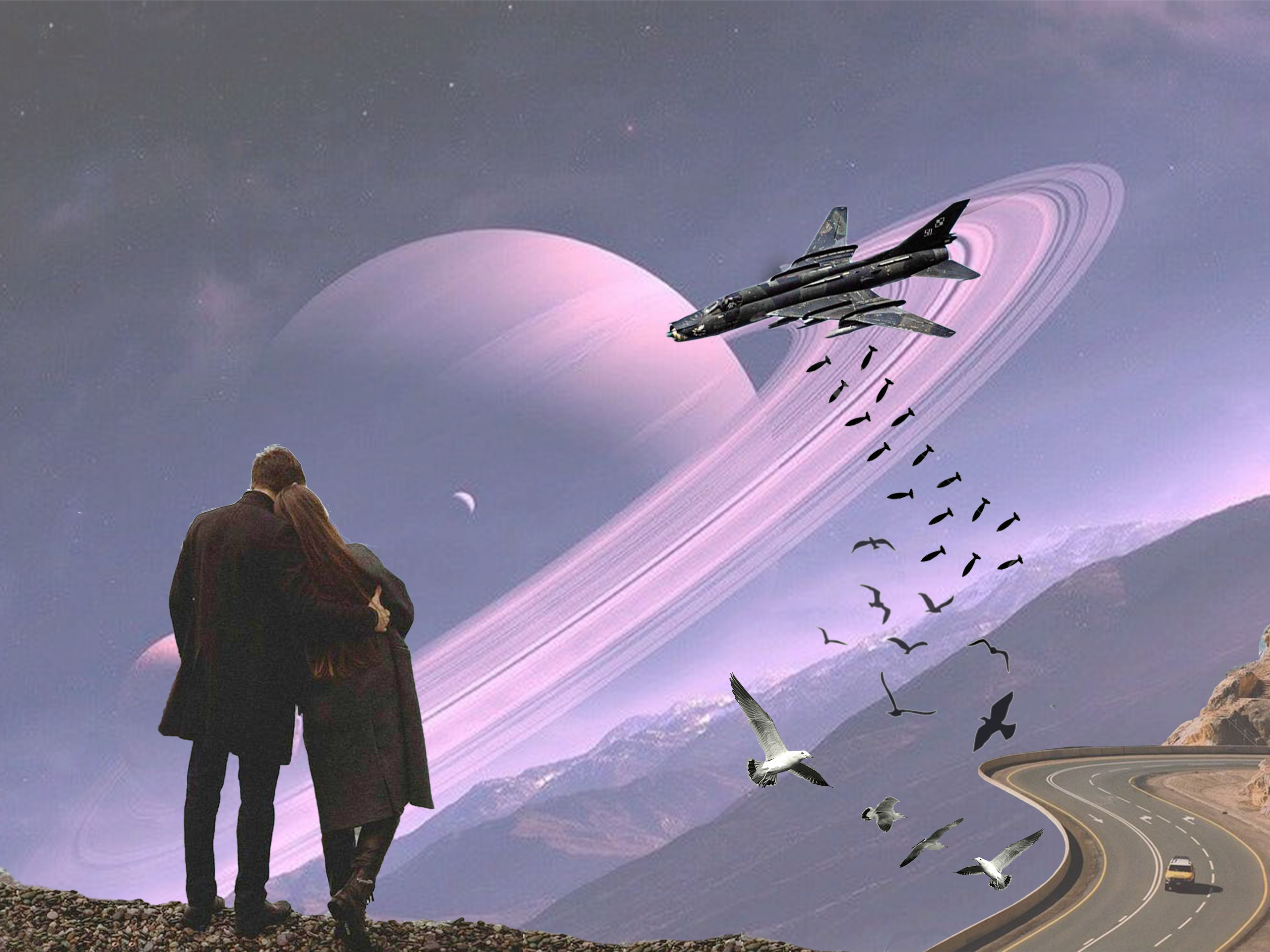 Collage. Photographer in Israel Luba Ternavskaya