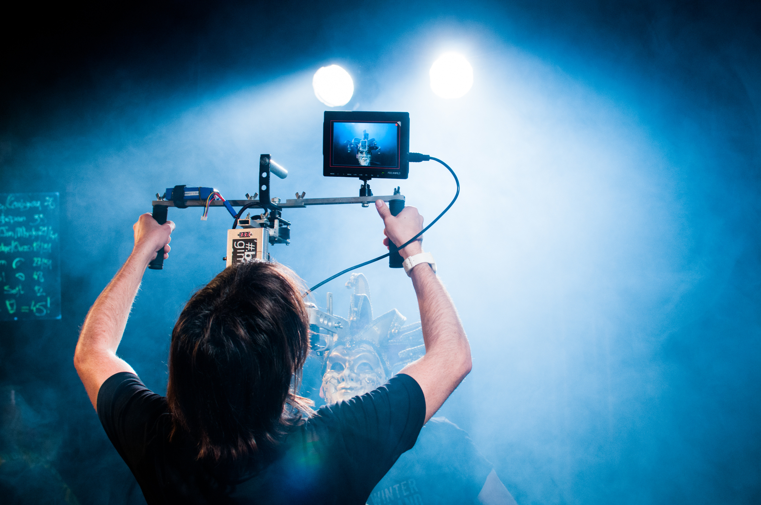 Backstage from the filming of the video clip of the Pavel Dementiev Theater. צלמת ירושלים תל אביב ישראל