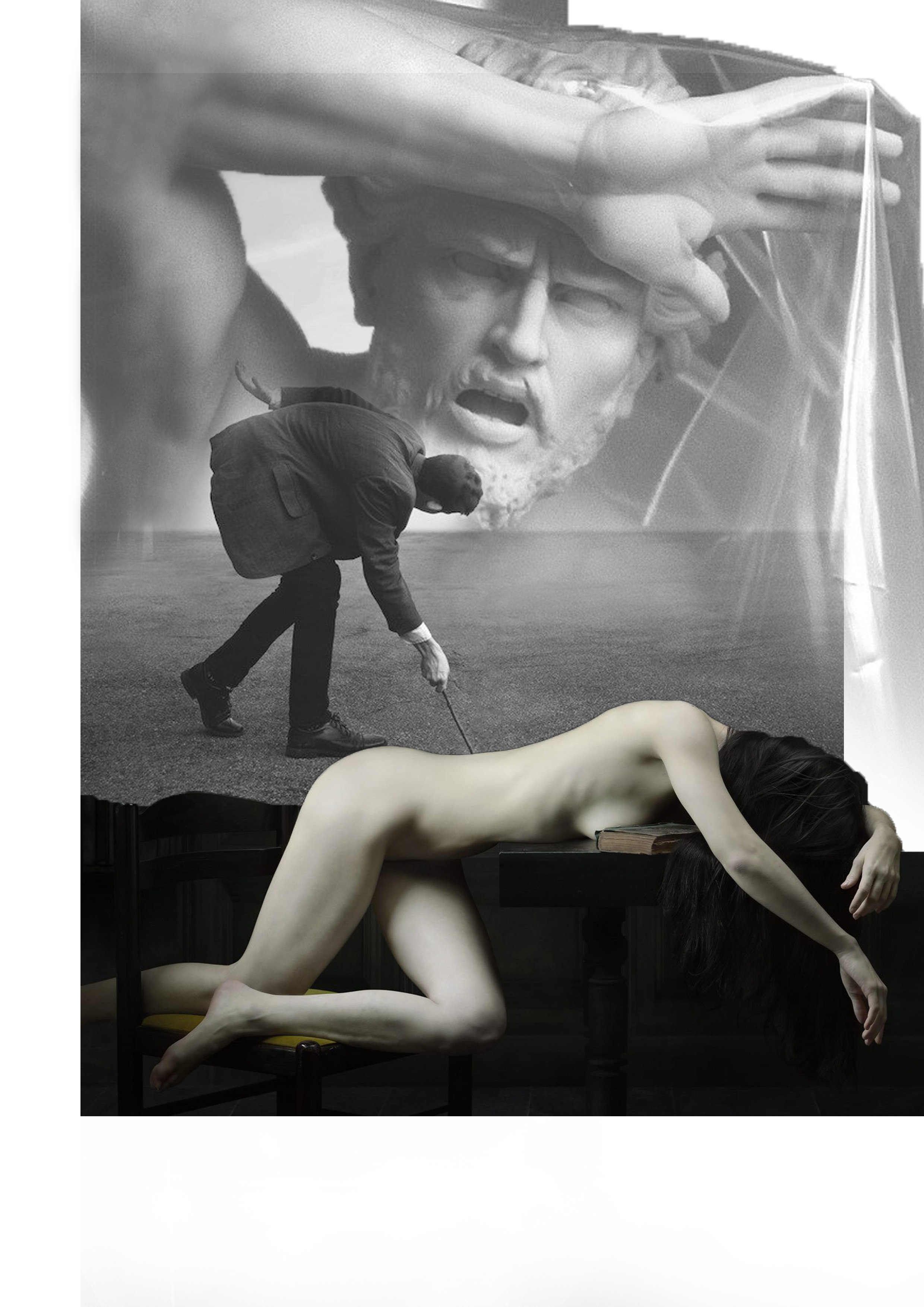 Collage. Photographer in Israel Luba Ternavskaya