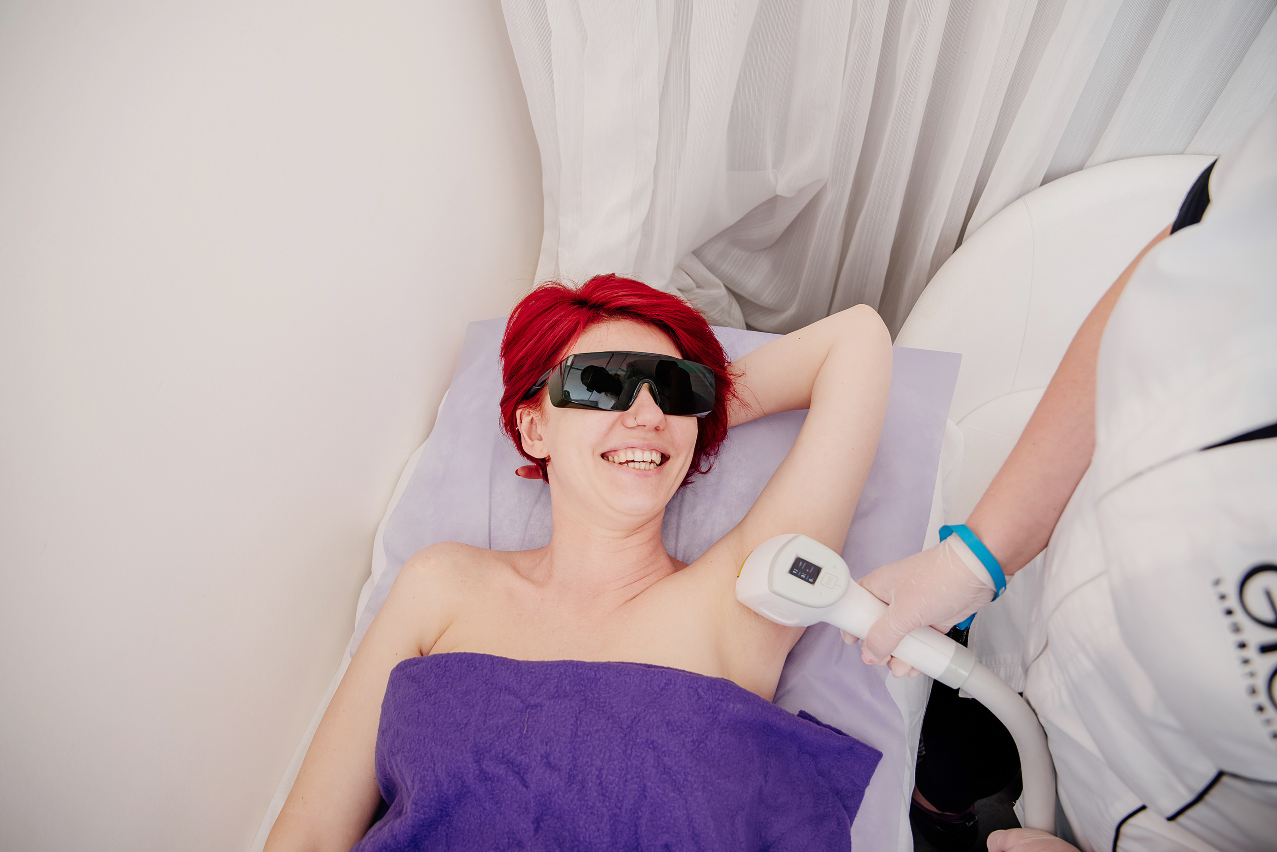 Shooting for the depilation master. Photographer in Israel Luba Ternavskaya