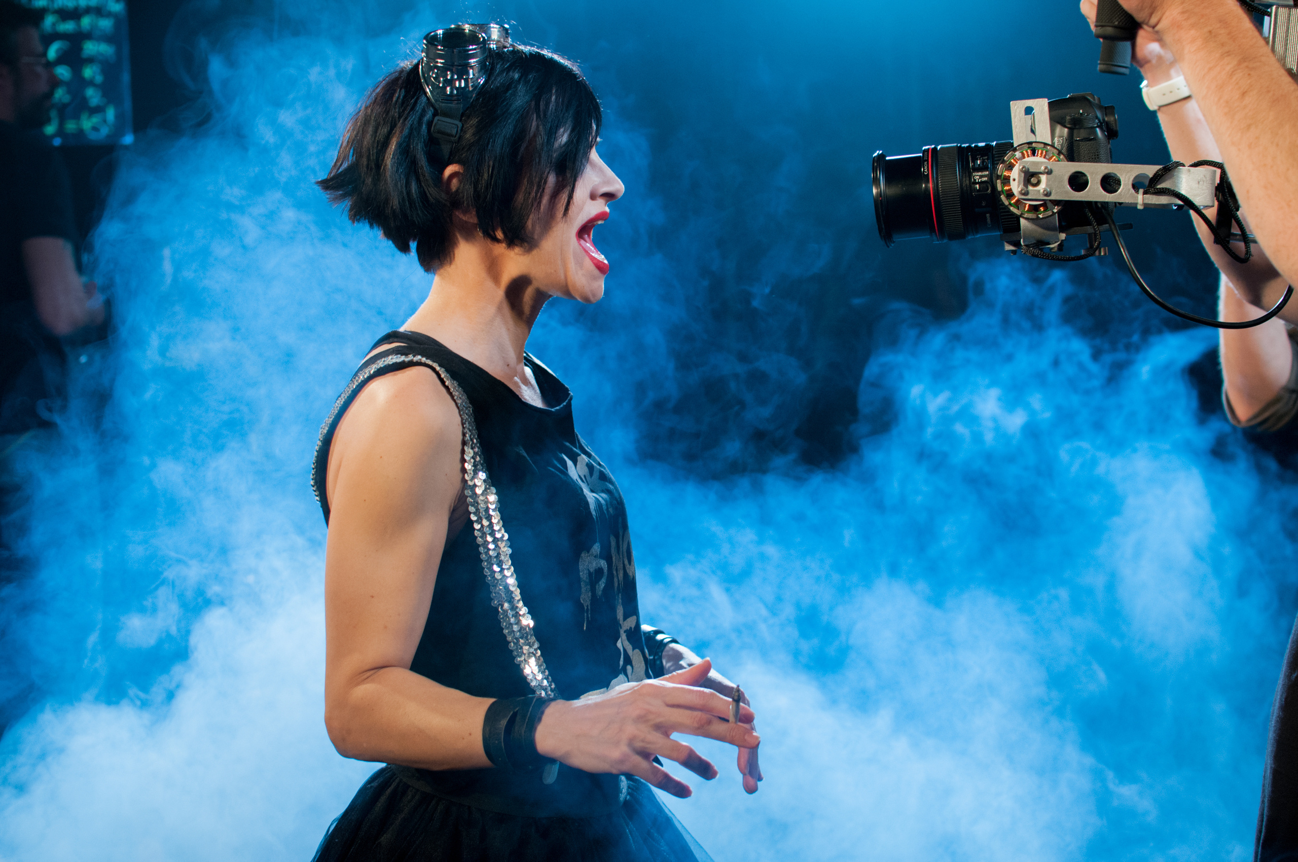 Backstage from the filming of the video clip of the Pavel Dementiev Theater. צלמת ירושלים תל אביב ישראל