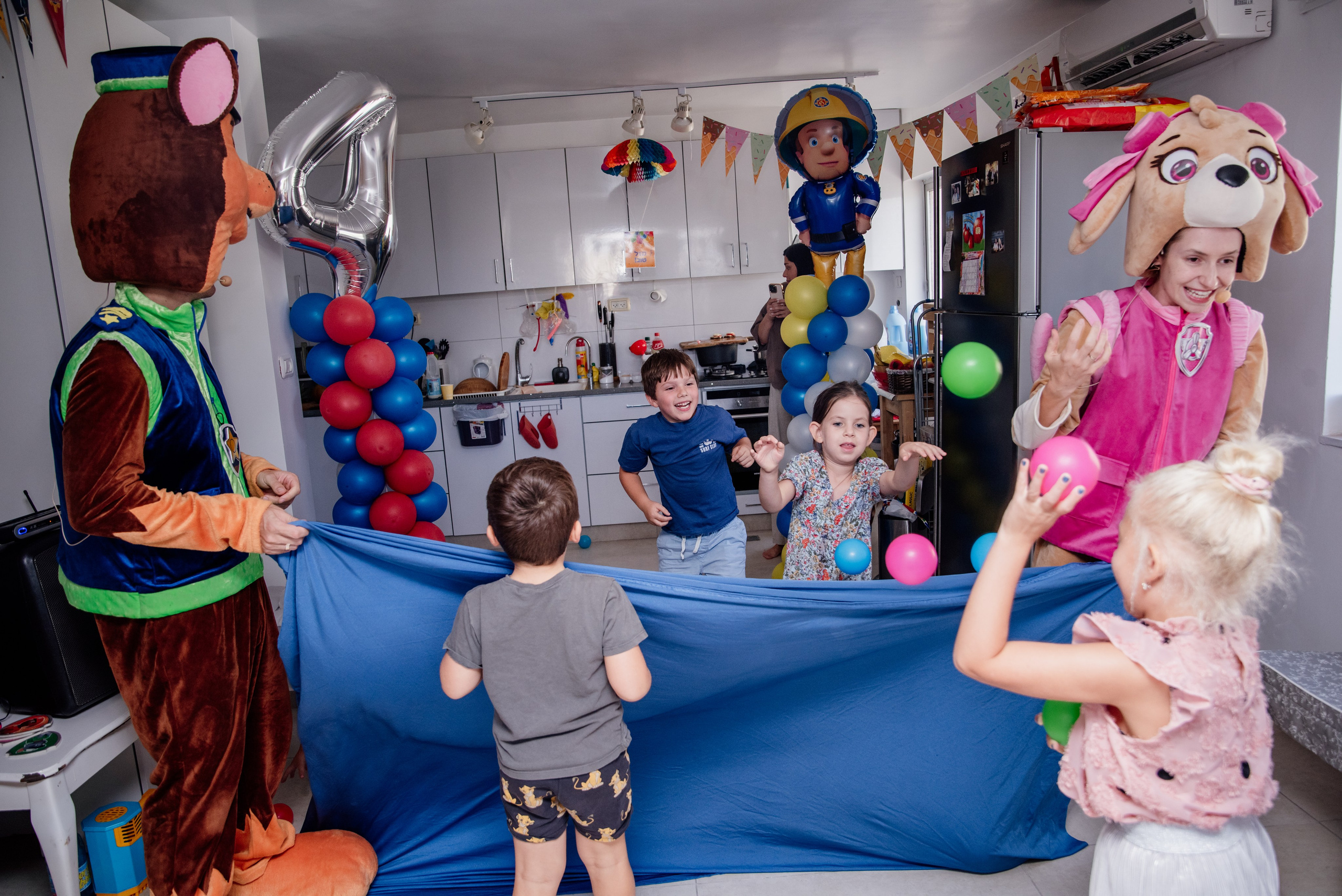 Moshe’s birth day 4 years. Photographer in Israel Luba Ternavskaya