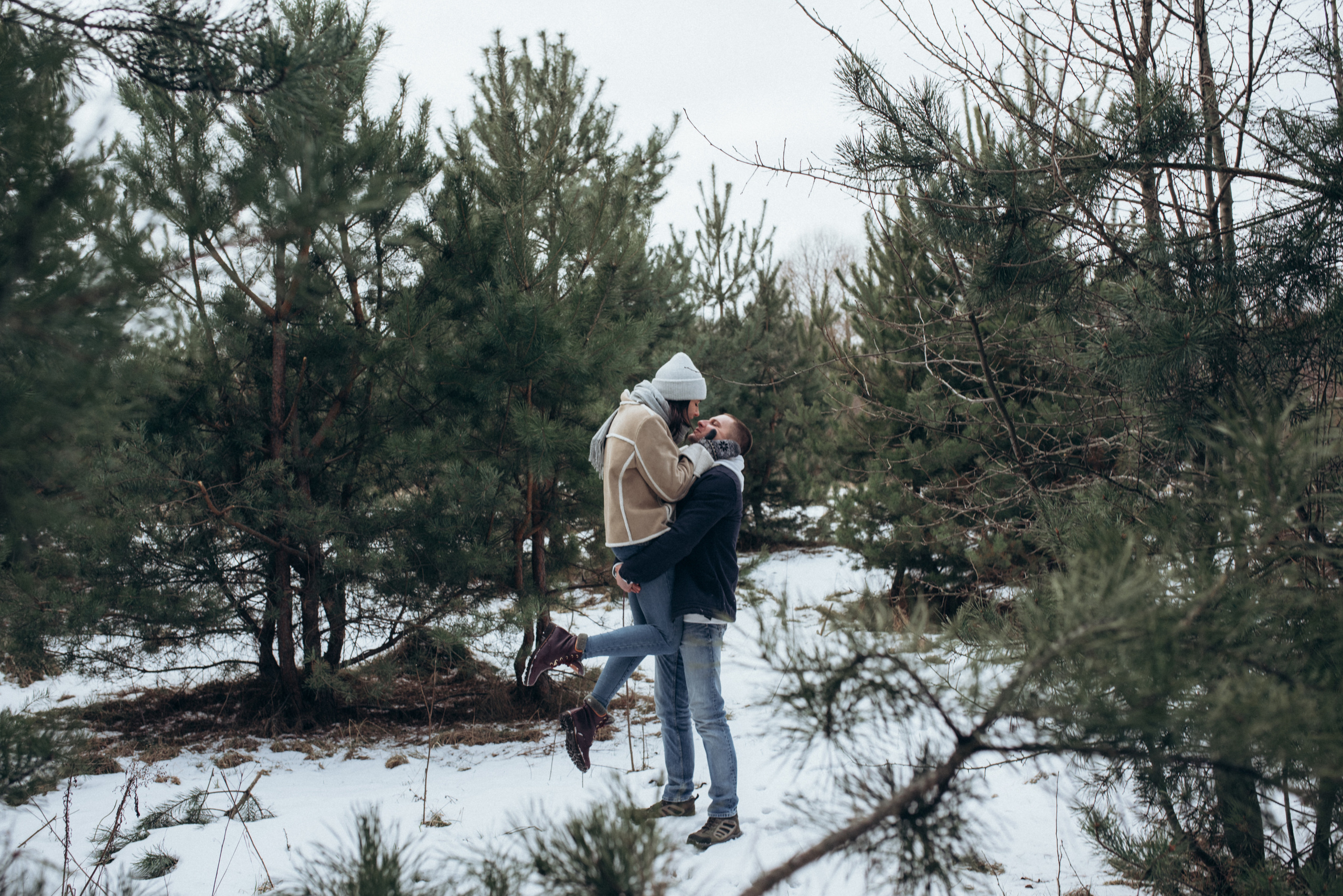 Женя и Вика. Однажды зимой. Семейный фотограф Екатерина Воробьева