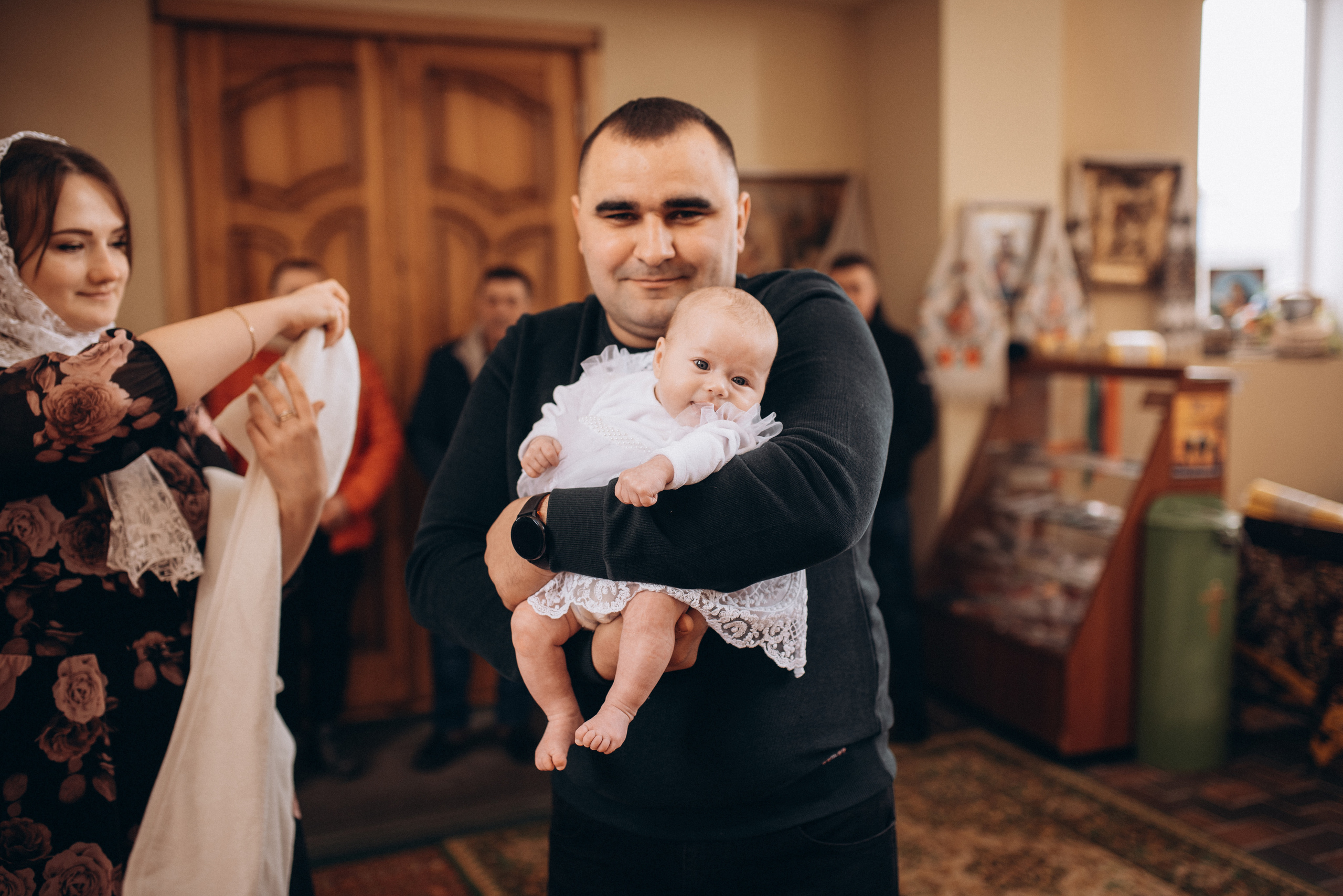 Таинство крещения Дарины. Семейный фотограф Екатерина Воробьева