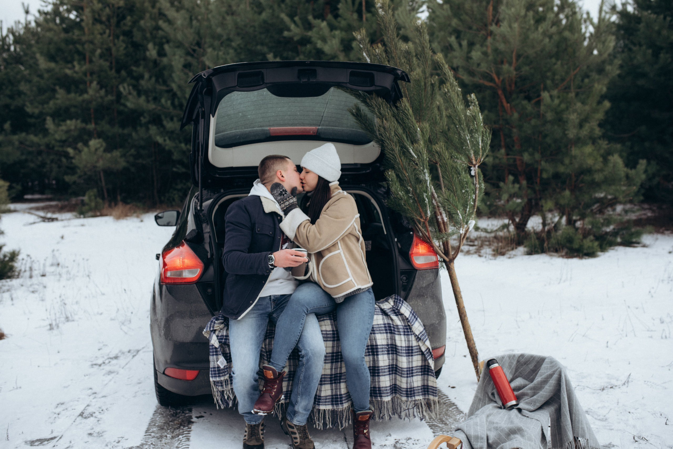 Женя и Вика. Однажды зимой. Семейный фотограф Екатерина Воробьева