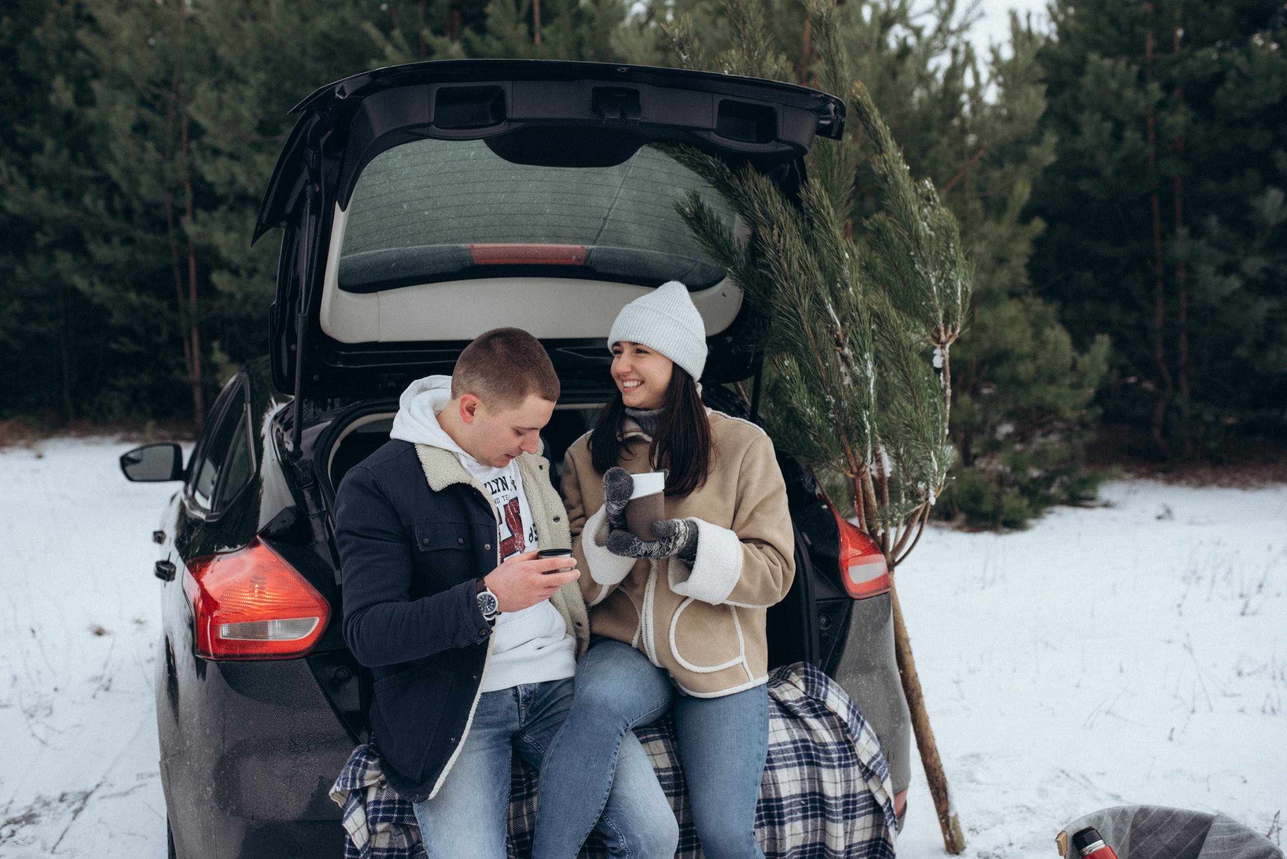 Женя и Вика. Однажды зимой. Семейный фотограф Екатерина Воробьева