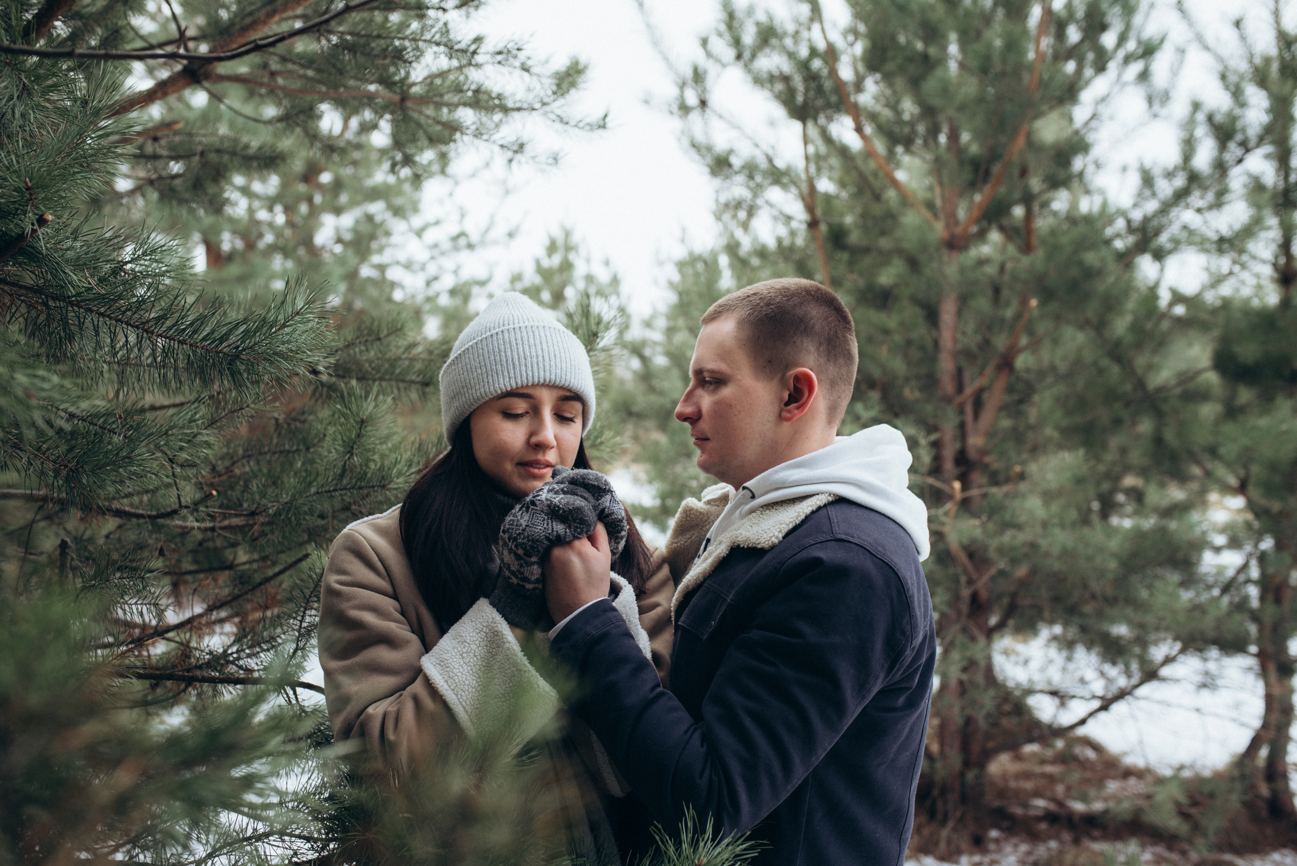 Женя и Вика. Однажды зимой. Семейный фотограф Екатерина Воробьева