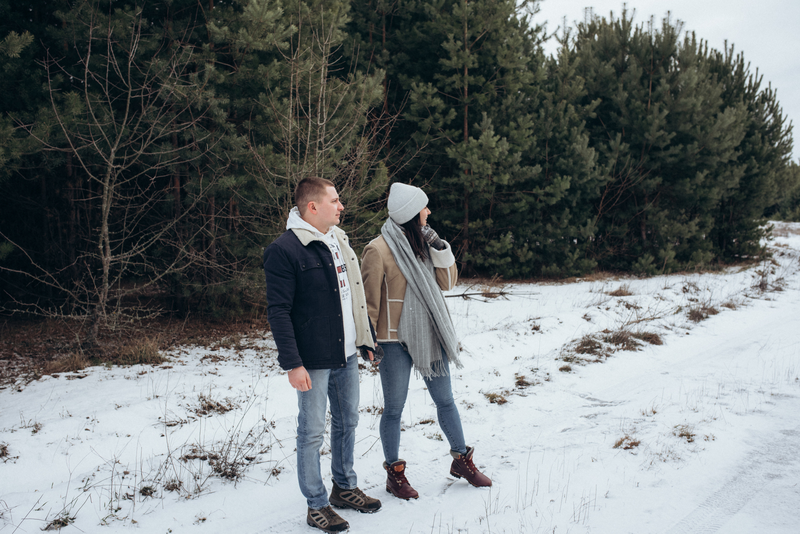 Женя и Вика. Однажды зимой. Семейный фотограф Екатерина Воробьева
