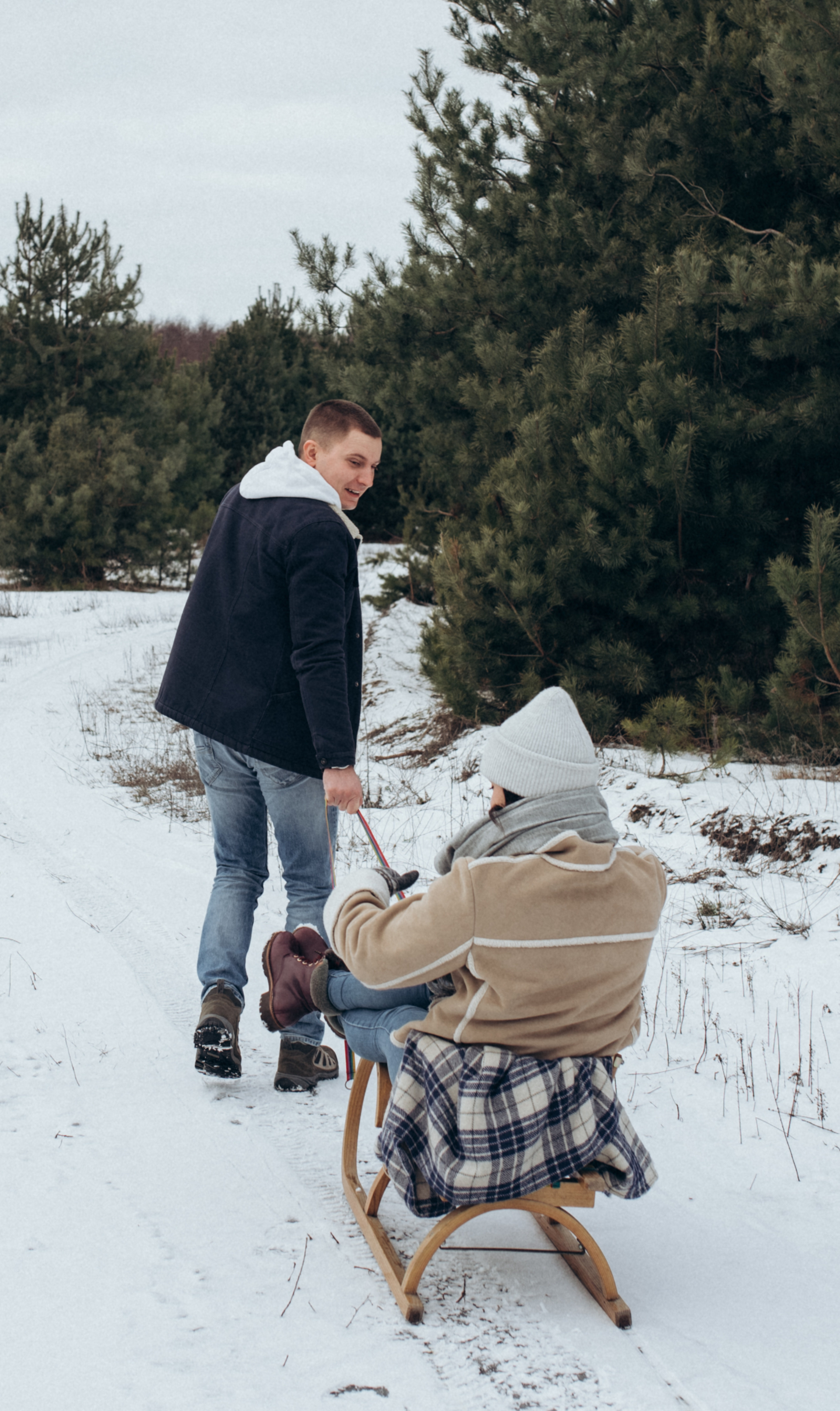 Женя и Вика. Однажды зимой. Семейный фотограф Екатерина Воробьева