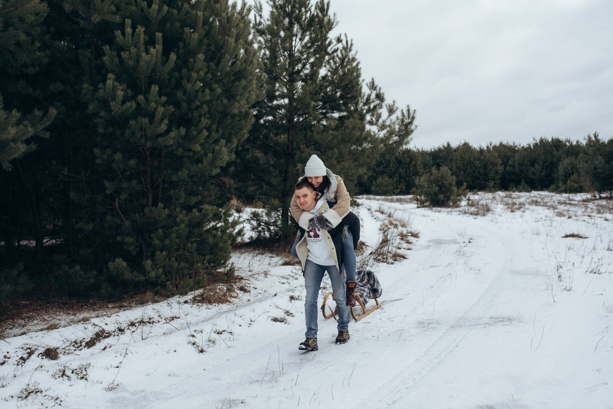 Женя и Вика. Однажды зимой. Семейный фотограф Екатерина Воробьева