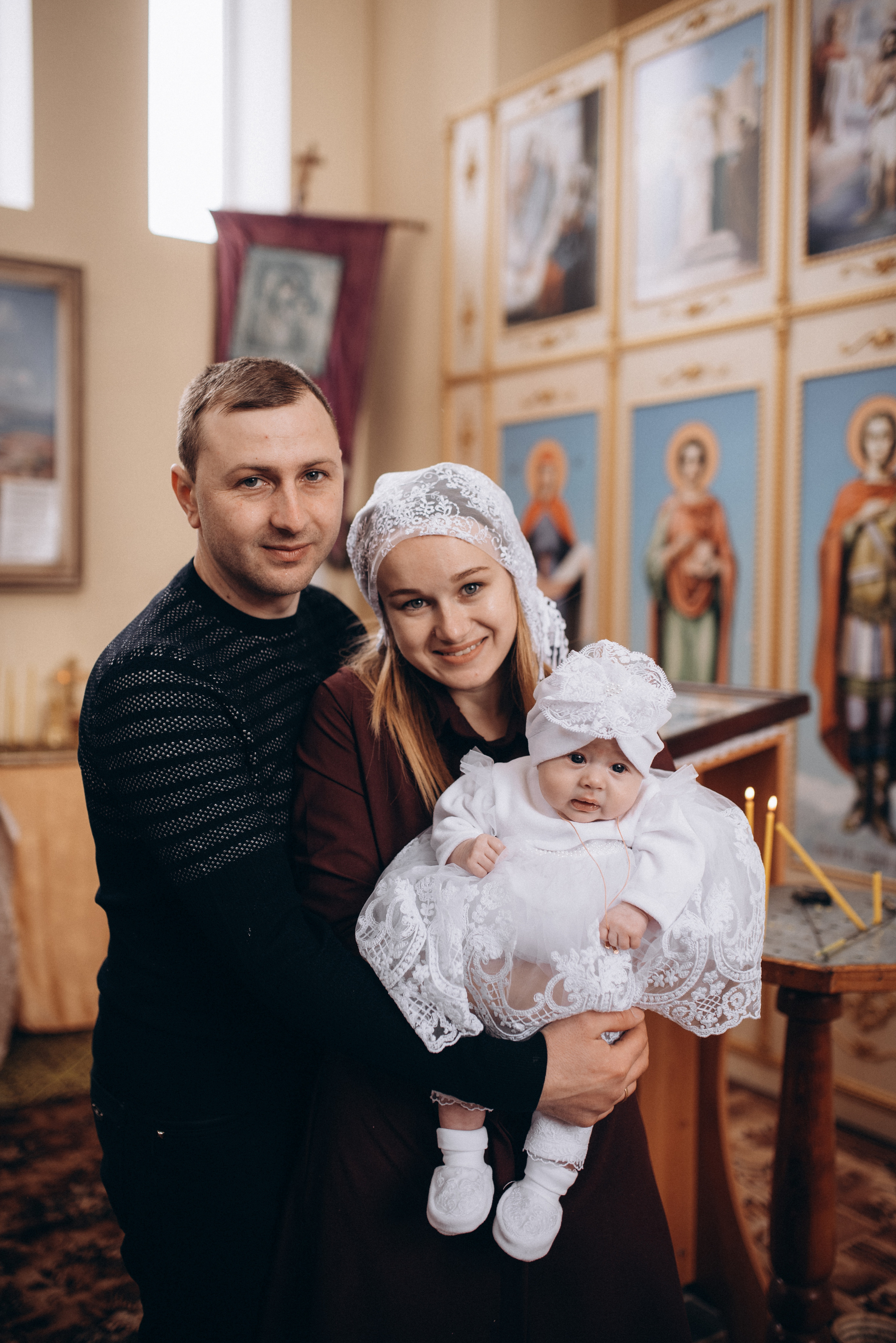 Таинство крещения Дарины. Семейный фотограф Екатерина Воробьева