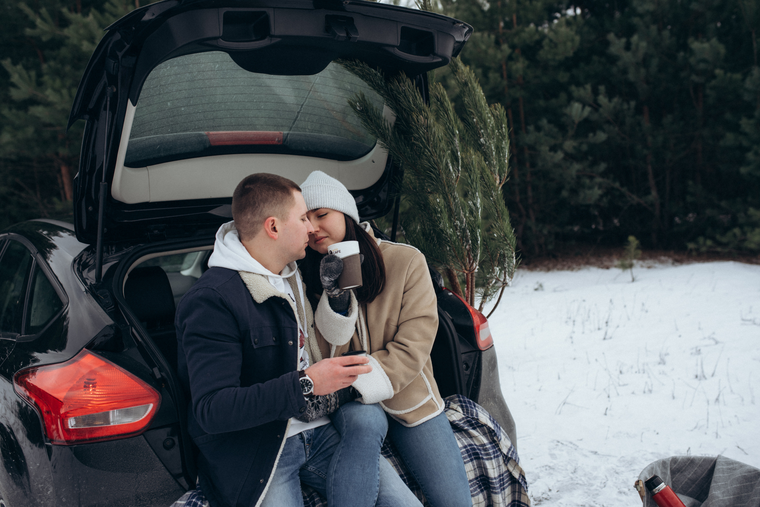 Женя и Вика. Однажды зимой. Семейный фотограф Екатерина Воробьева
