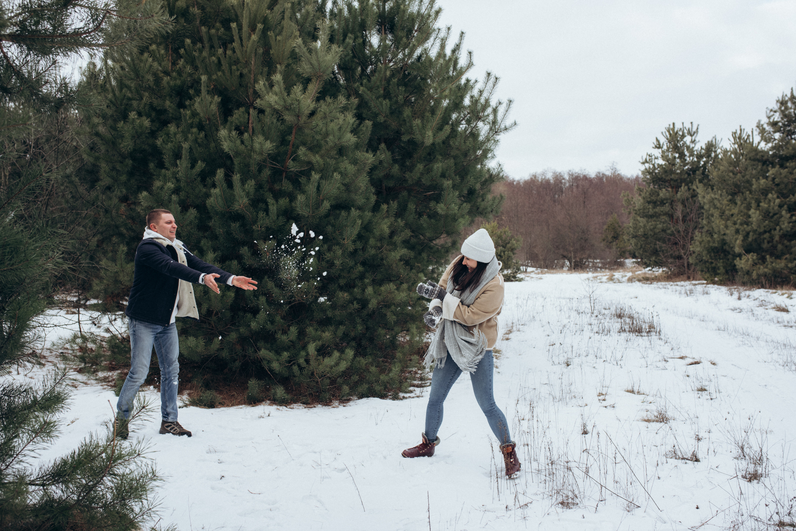 Женя и Вика. Однажды зимой. Семейный фотограф Екатерина Воробьева