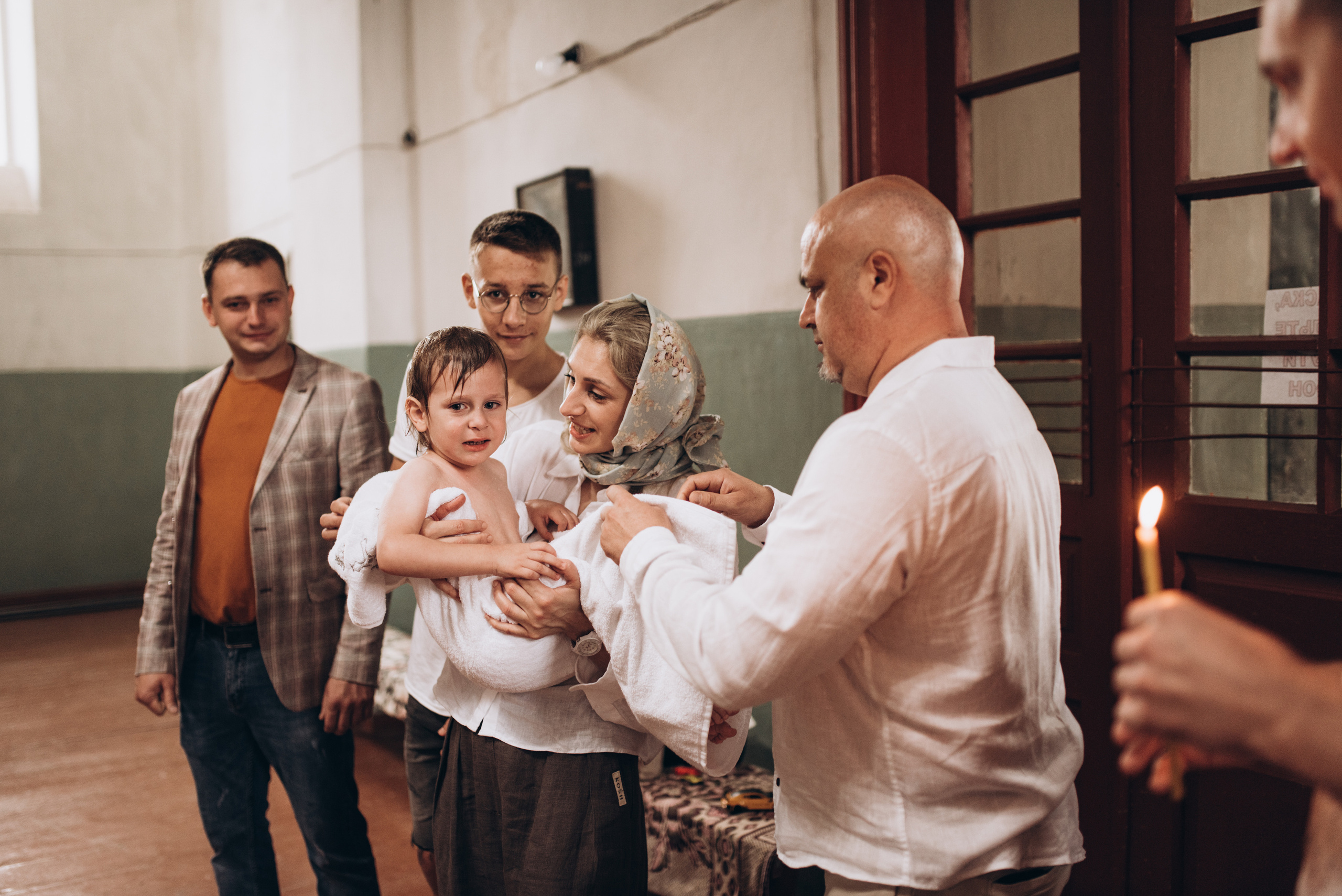 Таинство Крещение Илая. Семейный фотограф Екатерина Воробьева
