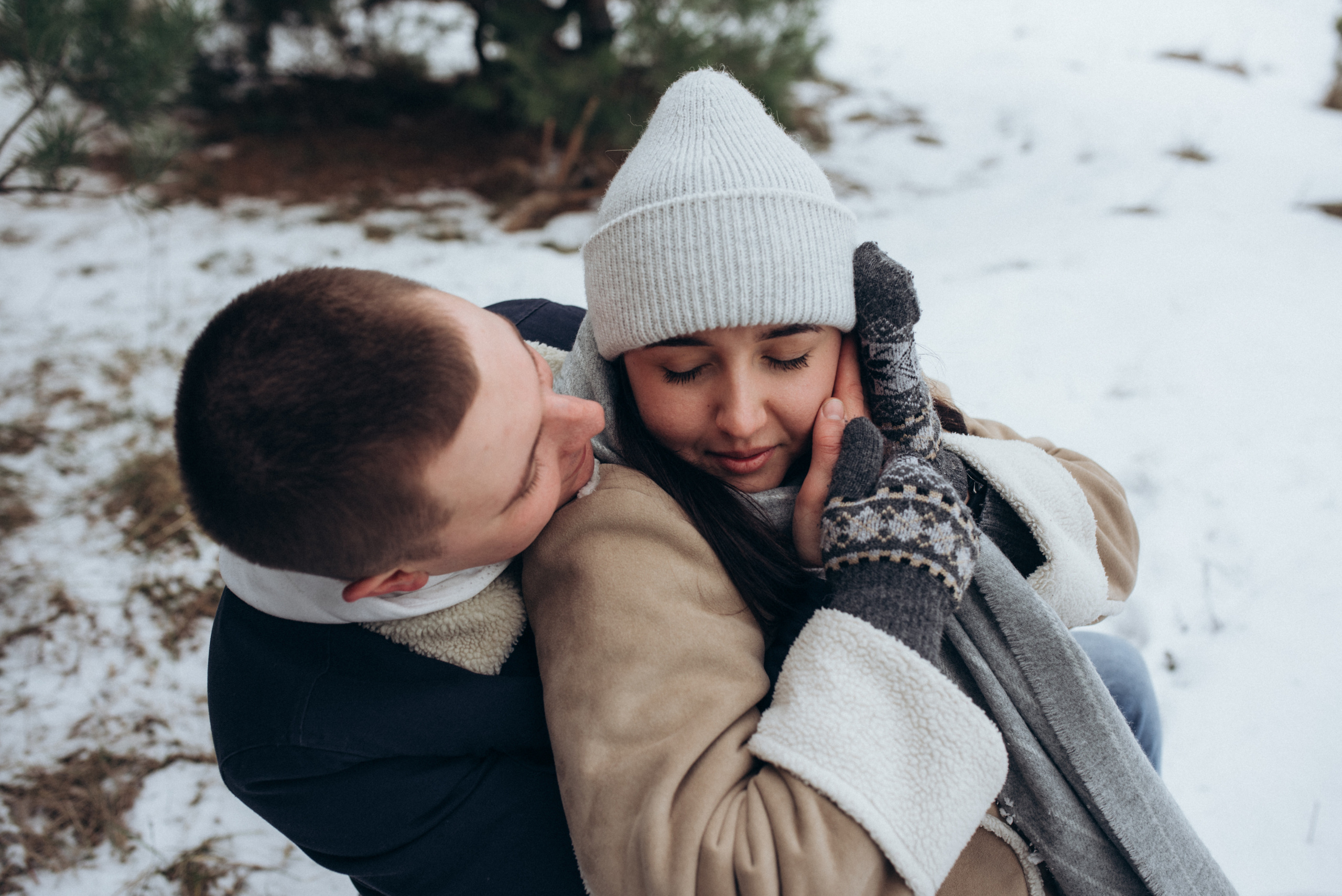 Женя и Вика. Однажды зимой. Семейный фотограф Екатерина Воробьева