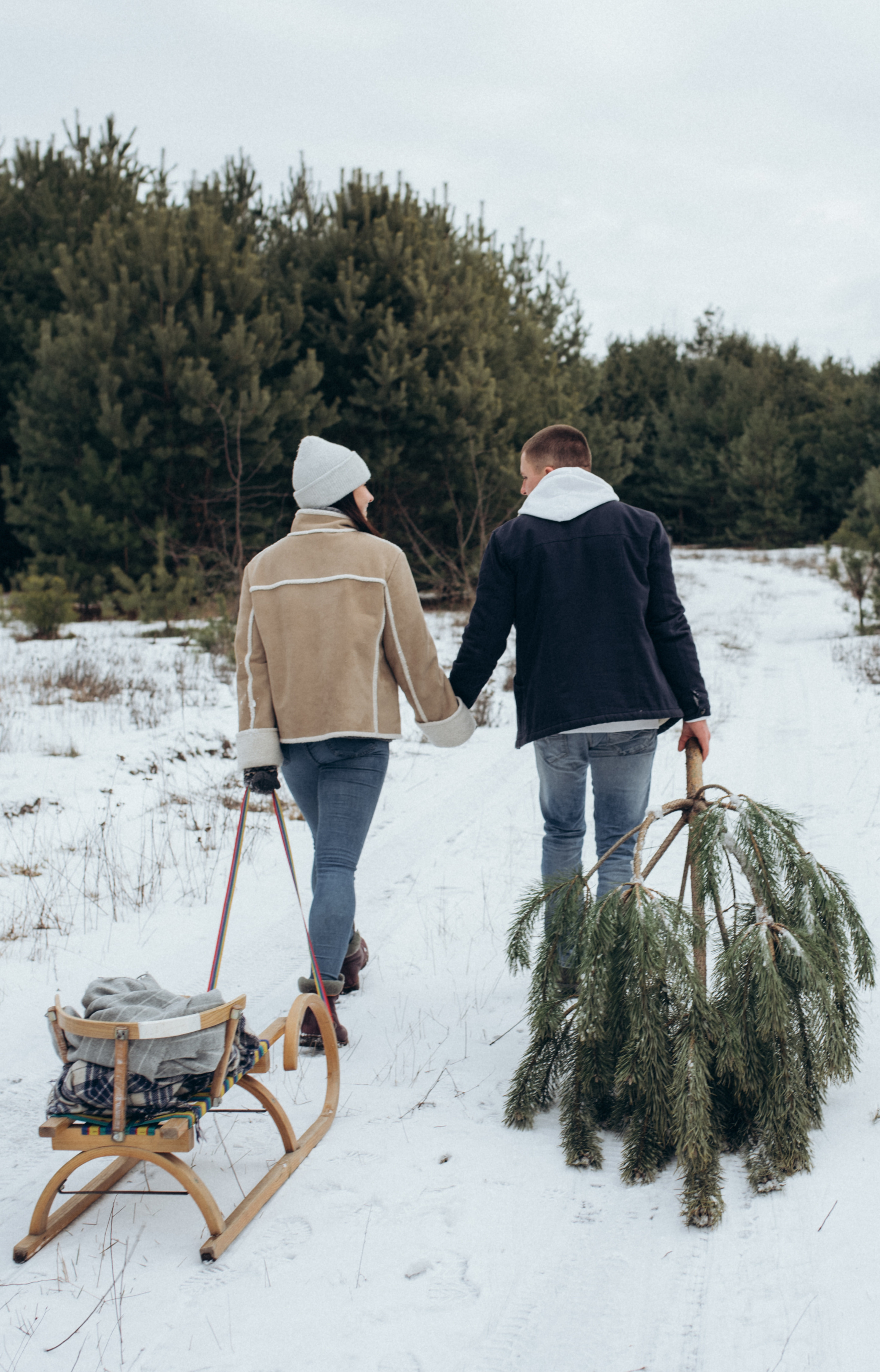 Женя и Вика. Однажды зимой. Семейный фотограф Екатерина Воробьева