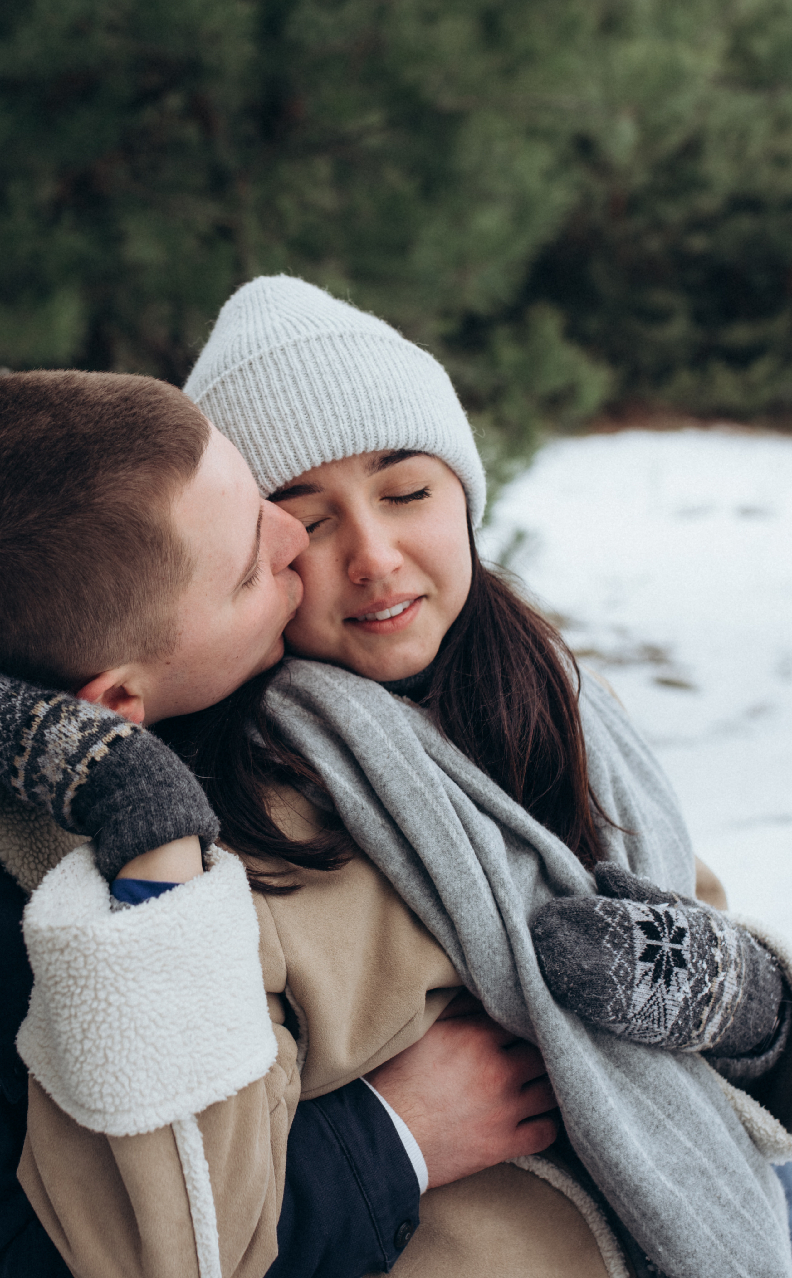 Женя и Вика. Однажды зимой. Семейный фотограф Екатерина Воробьева